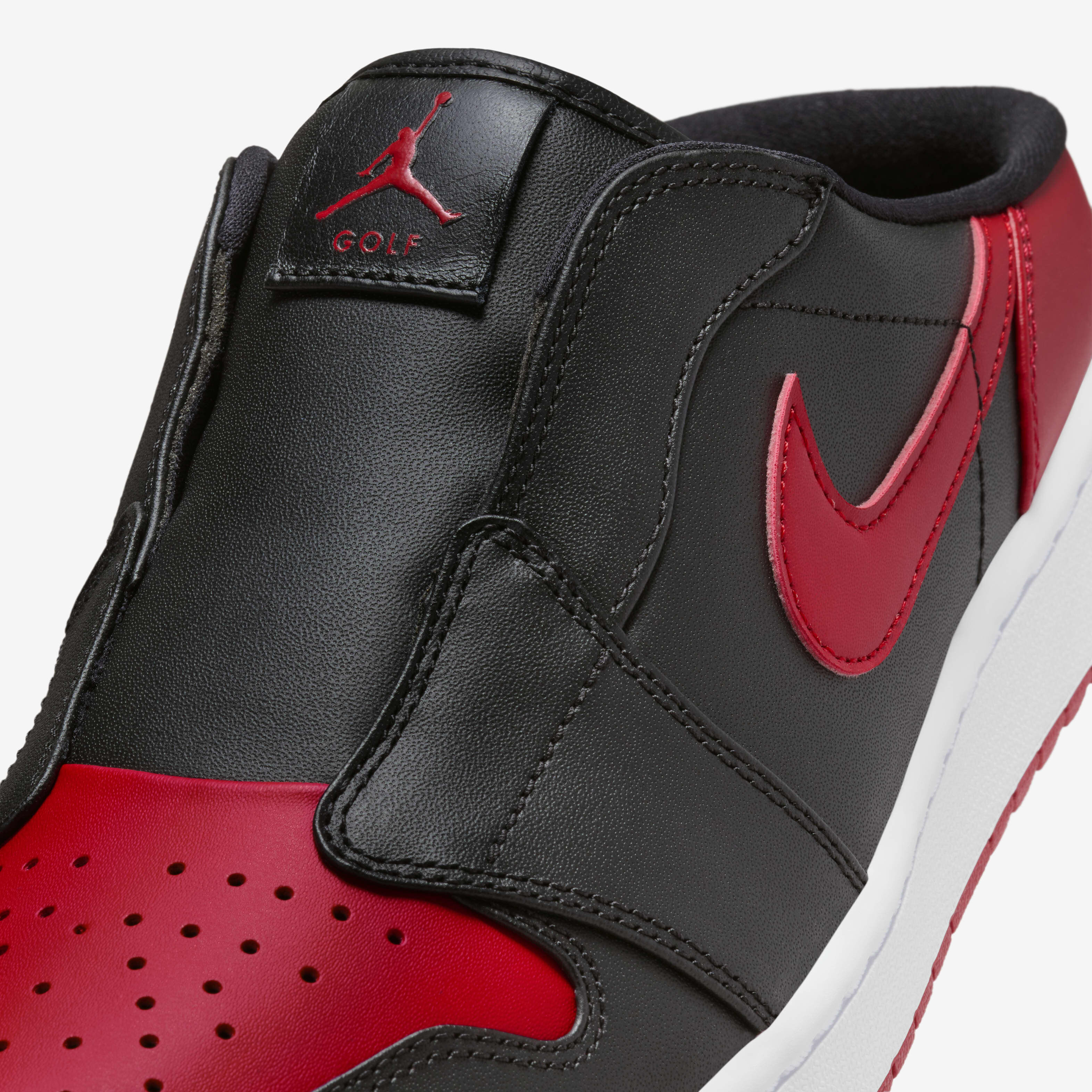 Buy Air Jordan Mule Golf Shoes - Black/White/Varsity Red