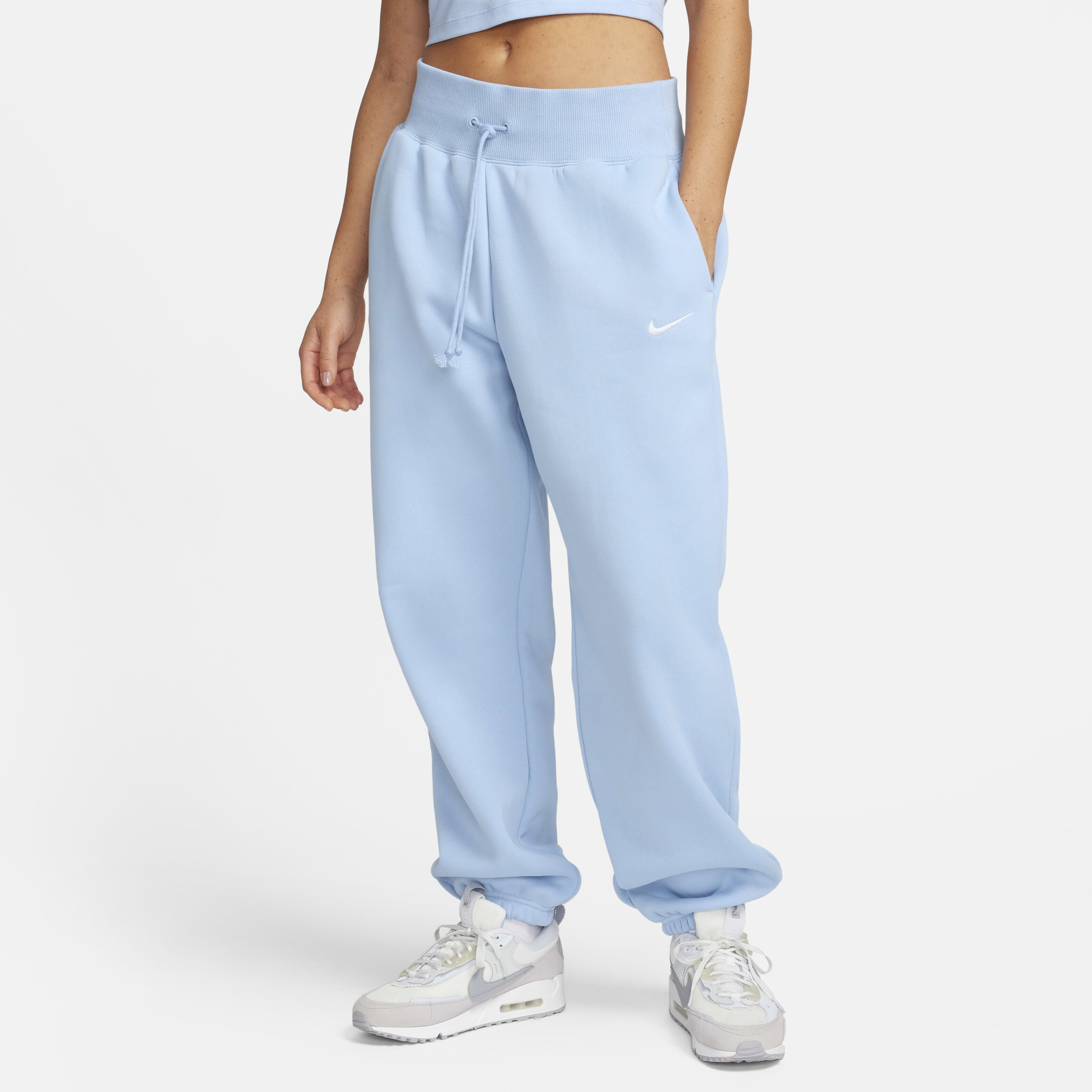 Buy Nike Sportswear Phoenix Fleece Women s High Waisted Oversized Tracksuit Bottoms Nike Qatar Official