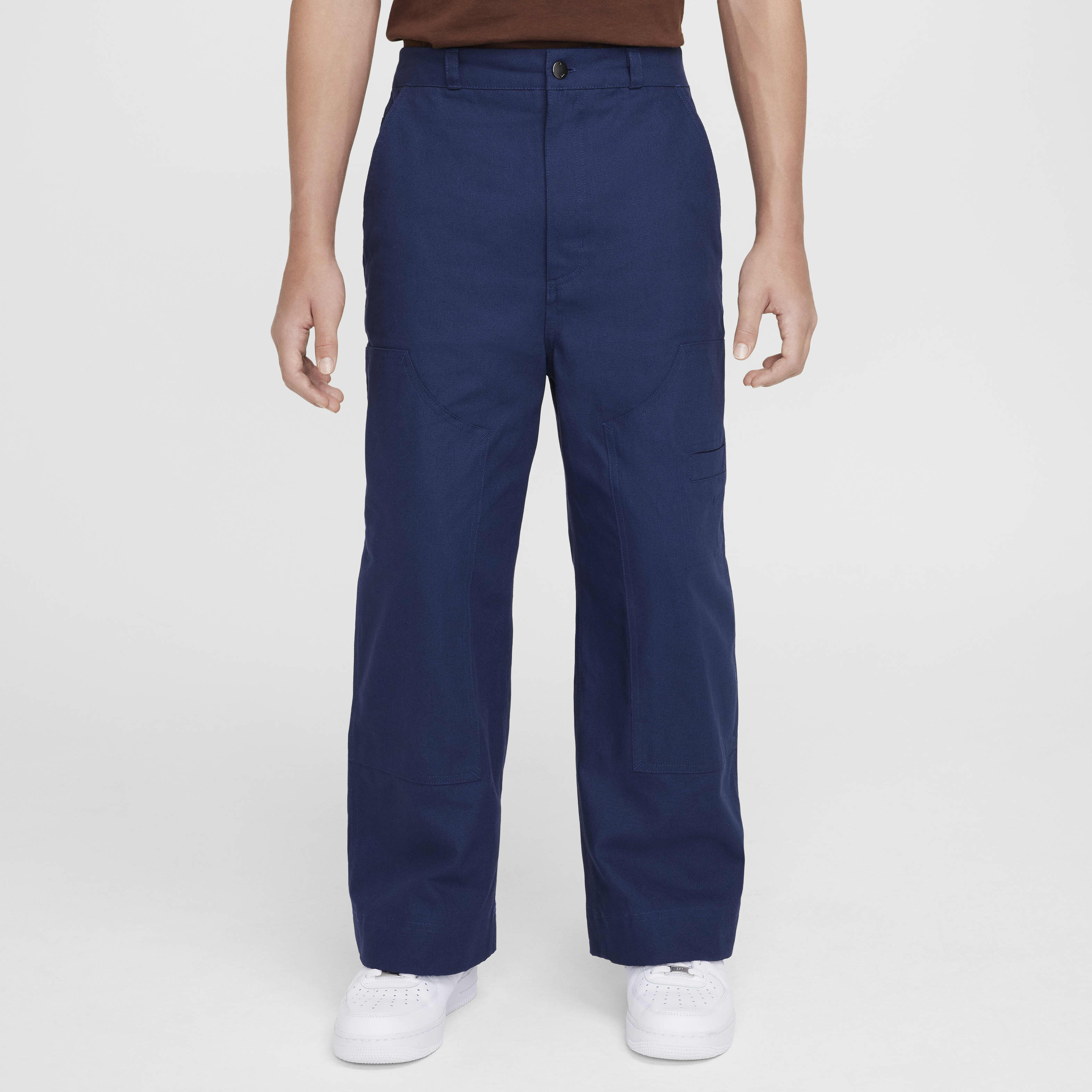 MALBON NIKE マルボン ナイキ PANTS NAVY 34×32 Nike As Sportswear He Wr Pant Wvn Sign 'Navy Blue Red