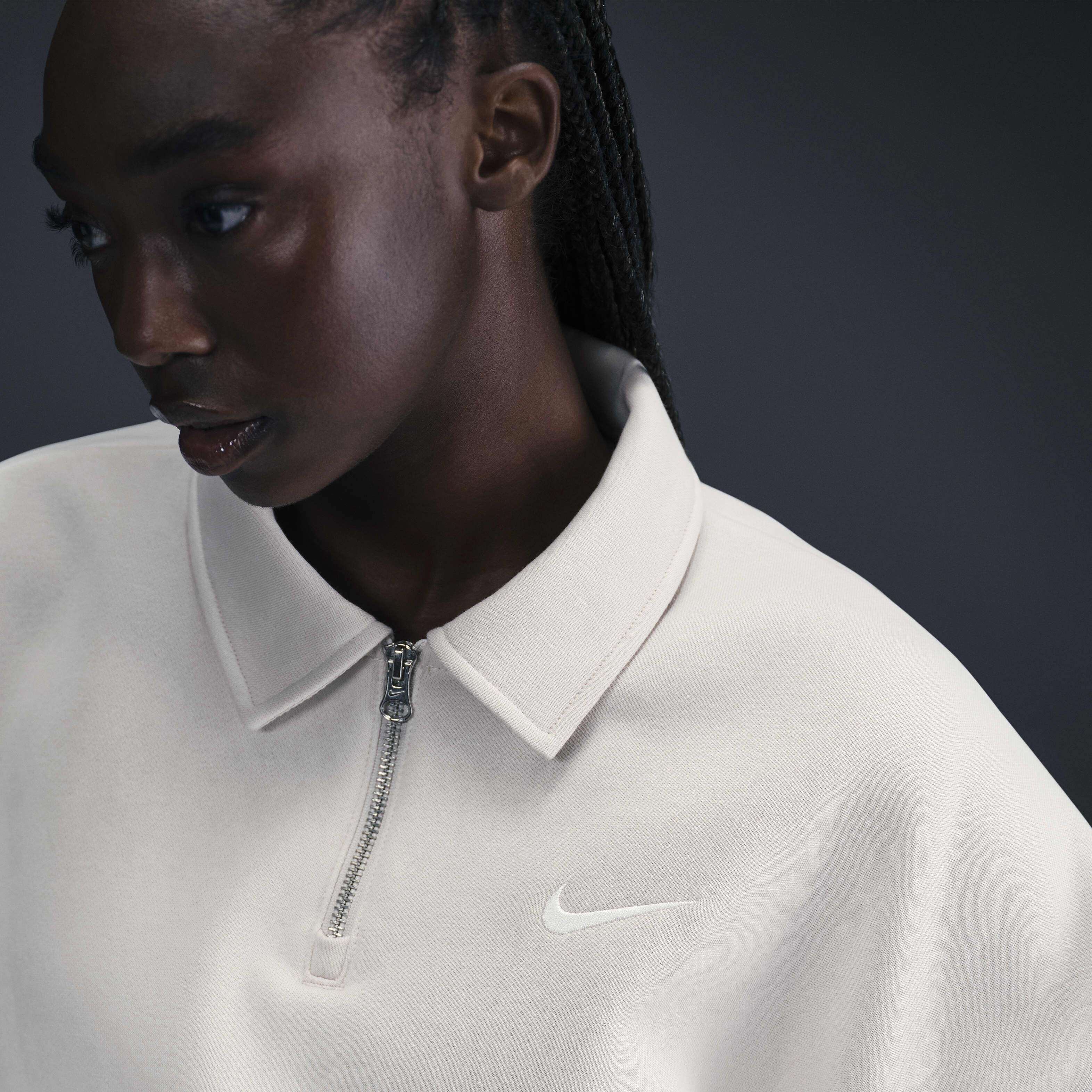 Buy Nike Sportswear Phoenix Fleece Women s Oversized 1 4 Zip Polo Nike Qatar Official
