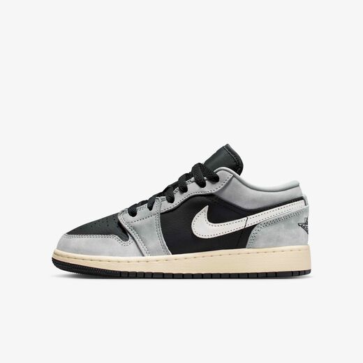 New In Kids' Lifestyle-JRDN, Air Jordan 1 Low 'Light Smoke Grey', Older Kids' Shoes