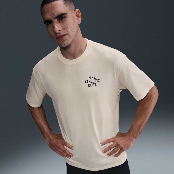 Buy Nike Men's Max90 Fitness T-Shirt Pale Ivory Nike Qatar