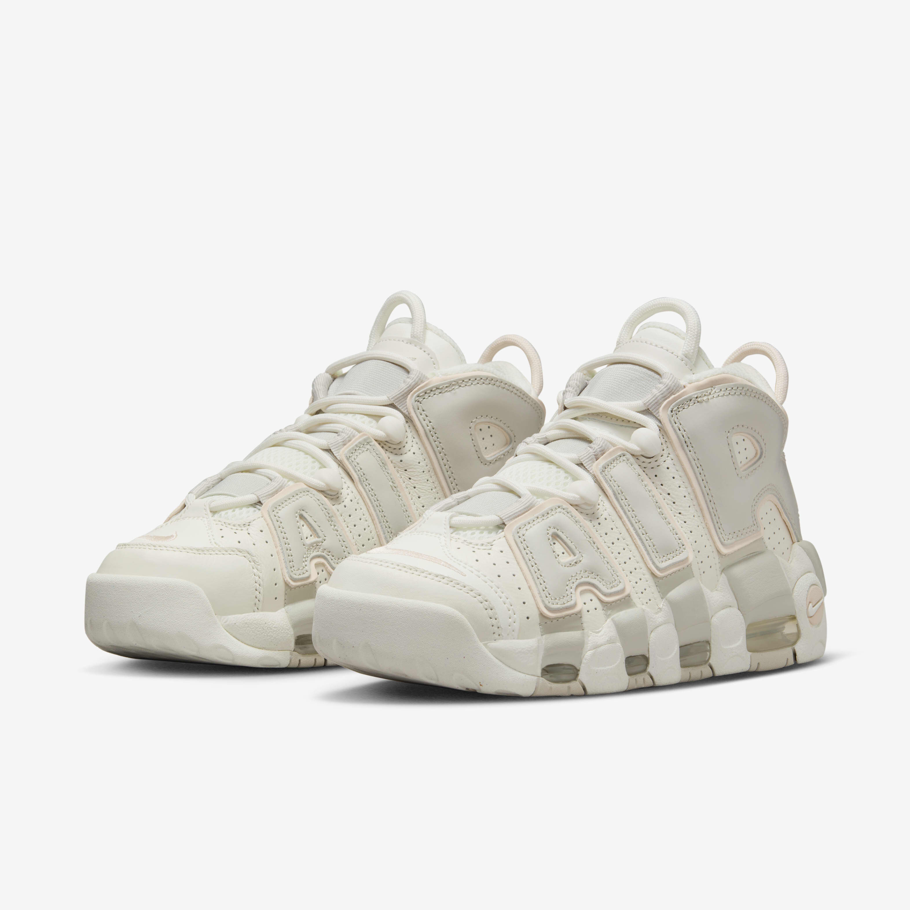 Buy Nike Air More Uptempo Women's Shoes - Sail/Light Bone