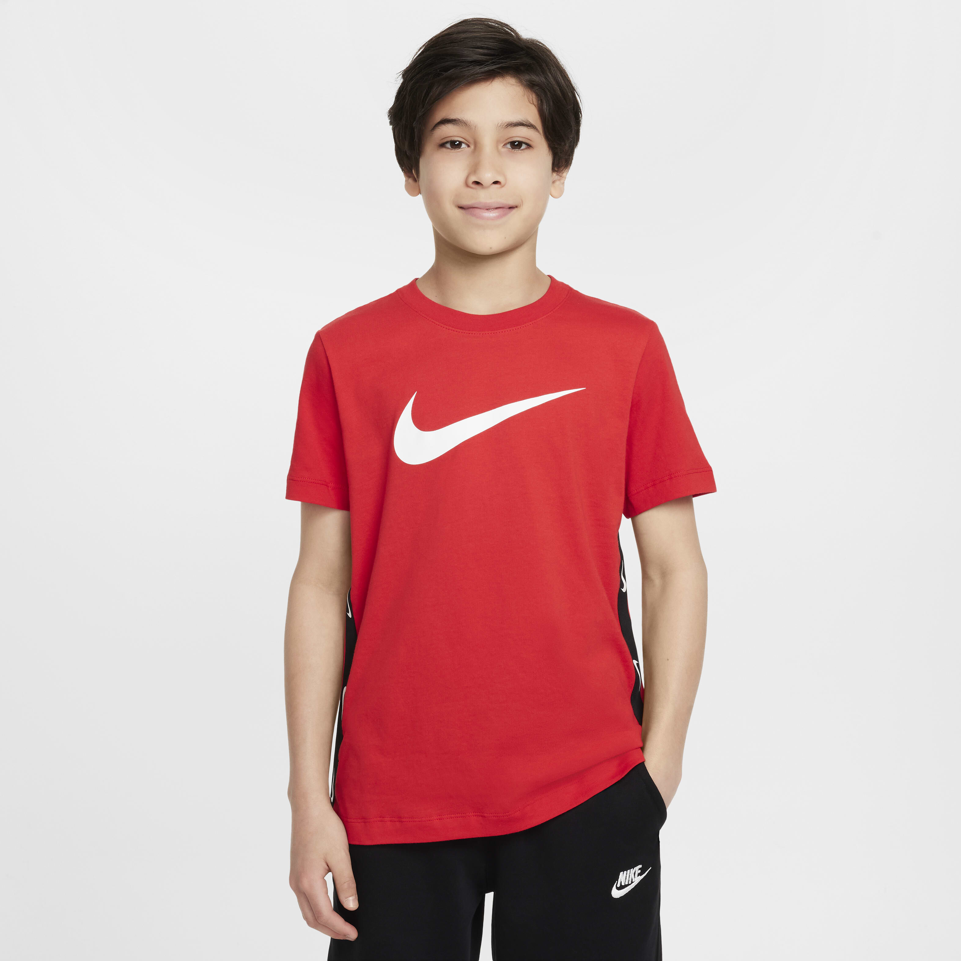 university red nike shirt