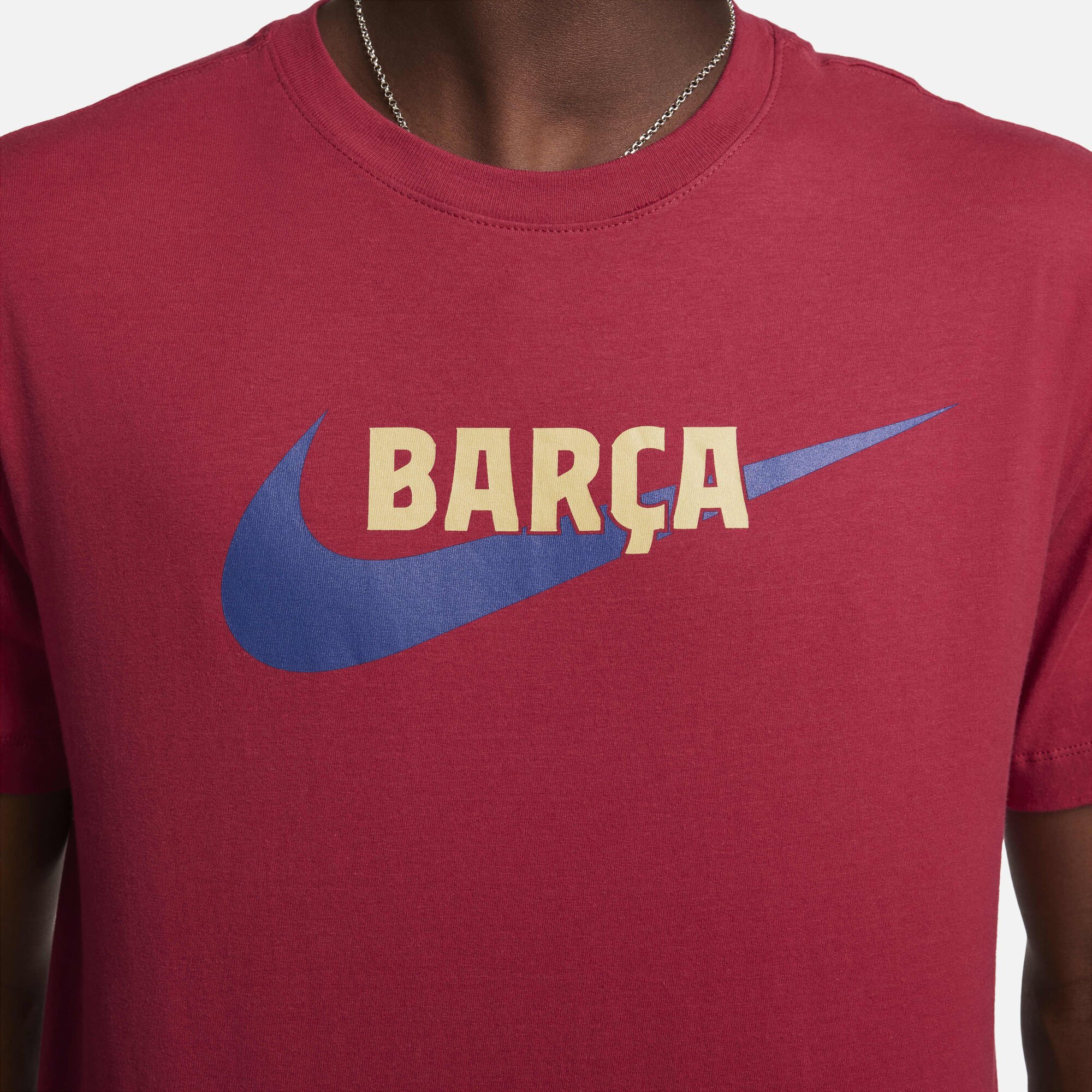 Buy Barcelona Swoosh Men's Nike T-Shirt Noble Red Nike