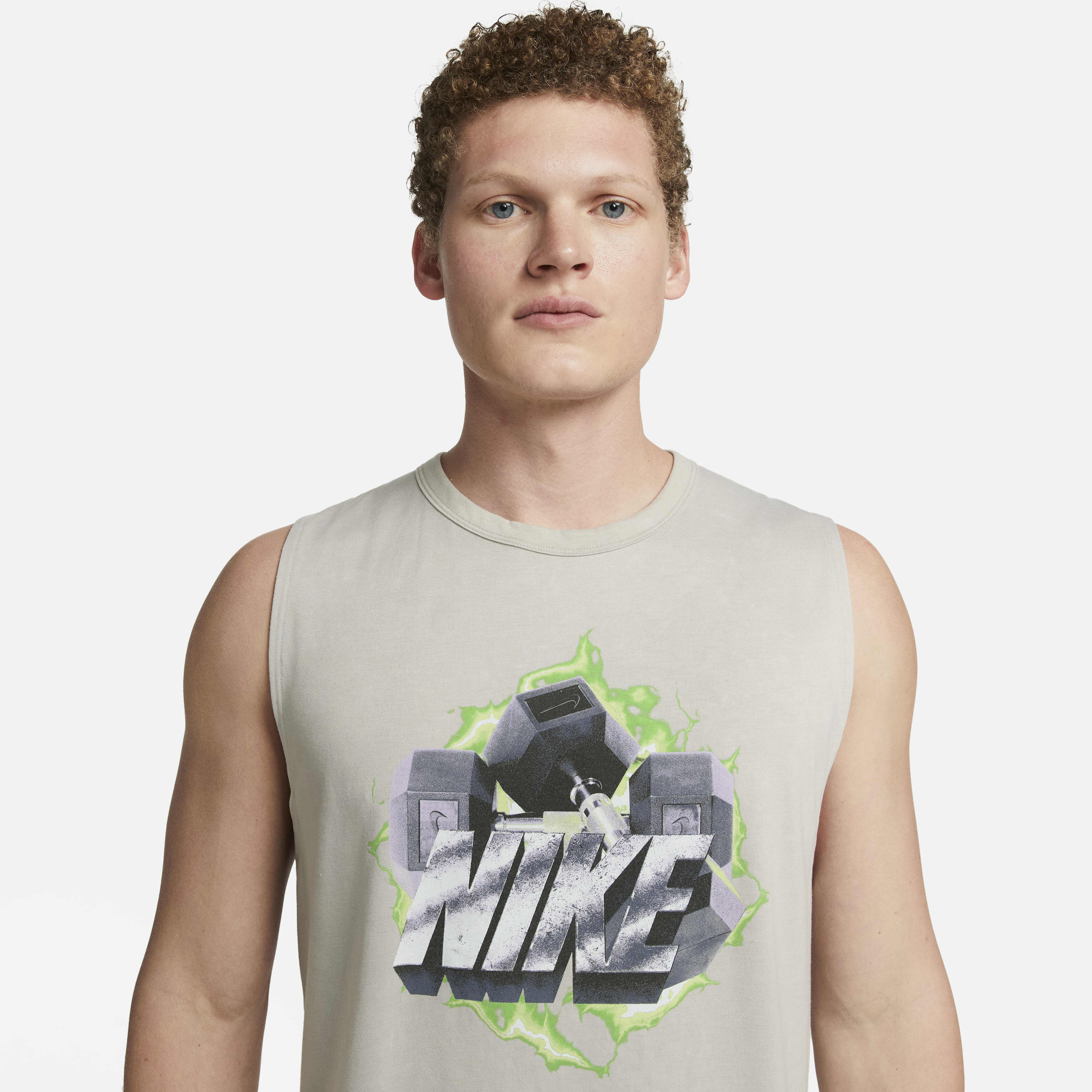 Buy Nike Dri FIT Men s Vintage Graphic Fitness Muscle Tank Nike Qatar Official