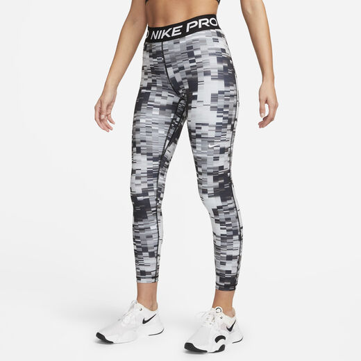 Leggings-Nike, Nike Pro, Women's Mid-Rise 7/8 All-Over Print Leggings