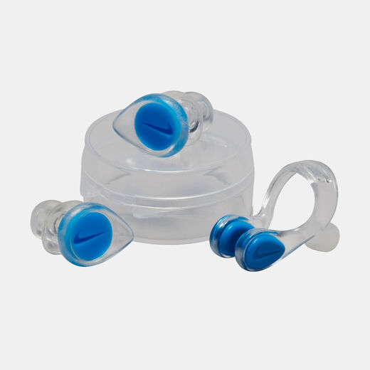 نظارات وقبعات السباحة-نايك سويم, نايكي, مجموعة سدادات الأذن ومشبك أنف