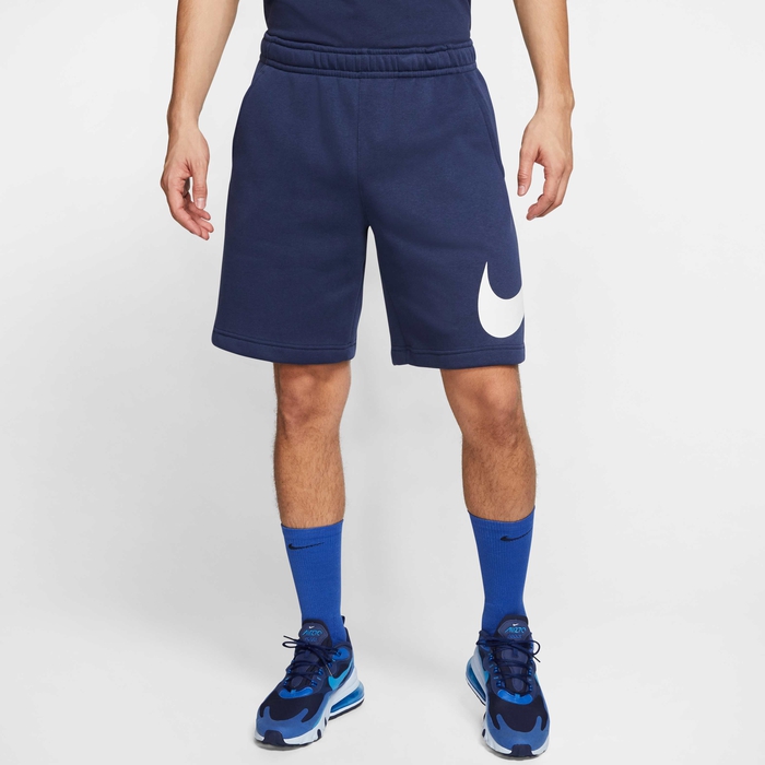 Buy Nike Sportswear Club Men's Graphic Shorts Midnight Navy