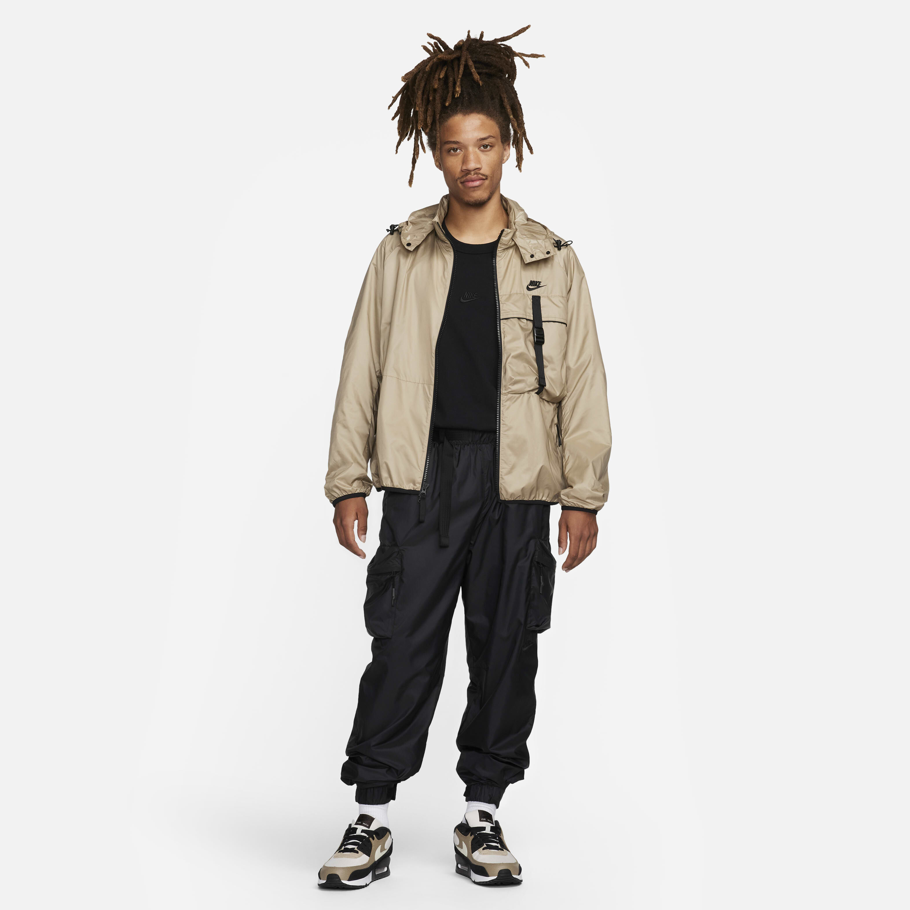 Nike sportswear tech woven jacket deals