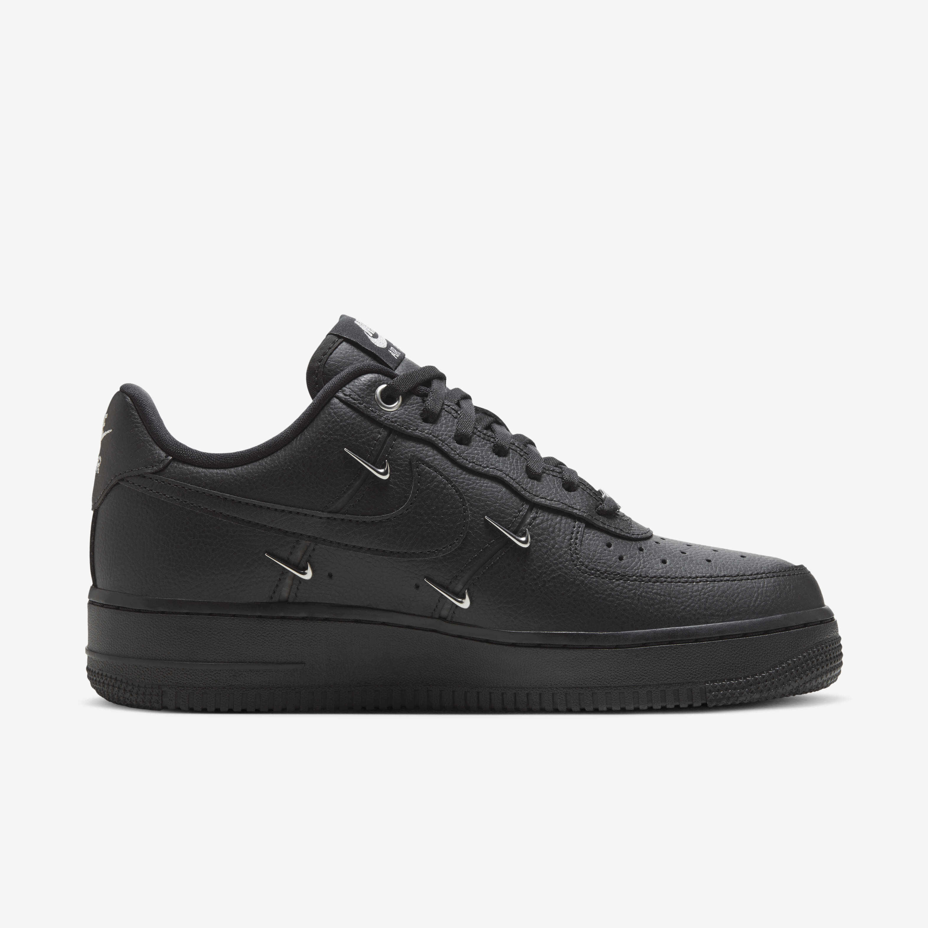 靴 NIKE AIR FORCE 1 LOW '07 BLACK Nike Sportswear Sneaker low 'AIR FORCE 1 07' pe Negru