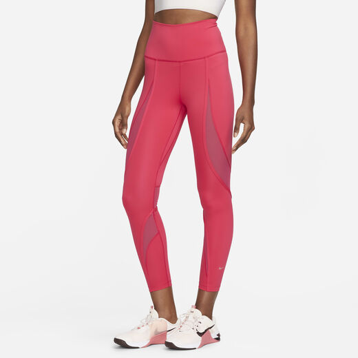 Leggings-Nike, Nike One, Women's High-Waisted 7/8 Mesh-Panelled Leggings
