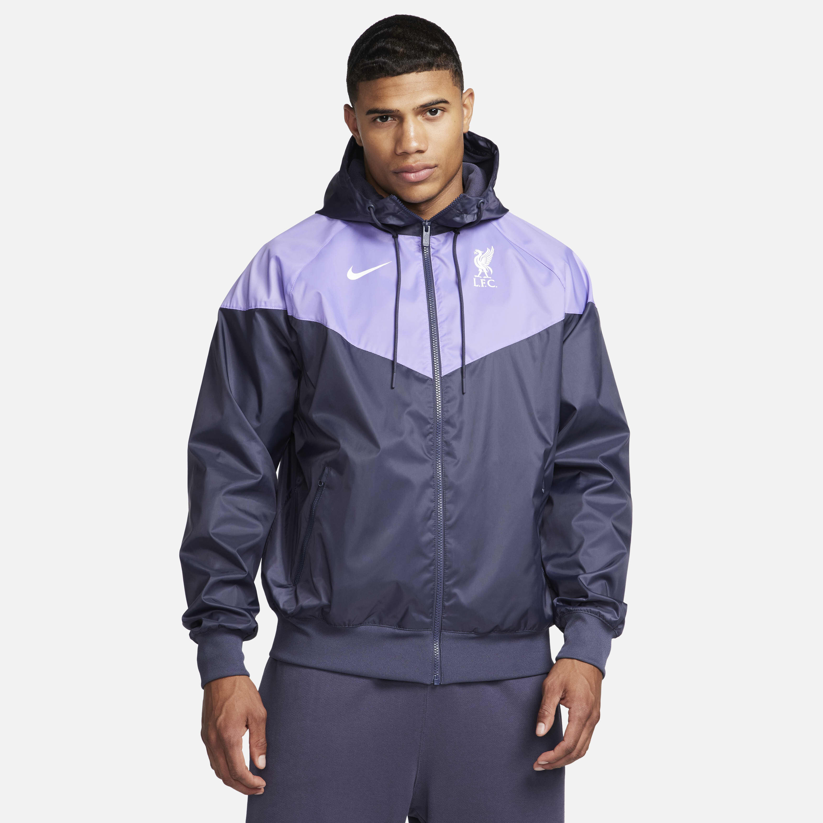 Hooded Jacket Nike Windrunner Purple Buy Liverpool Sport