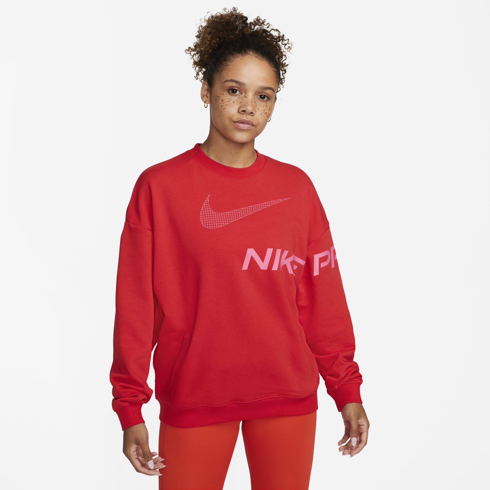nike women's dri fit get fit sweatshirt