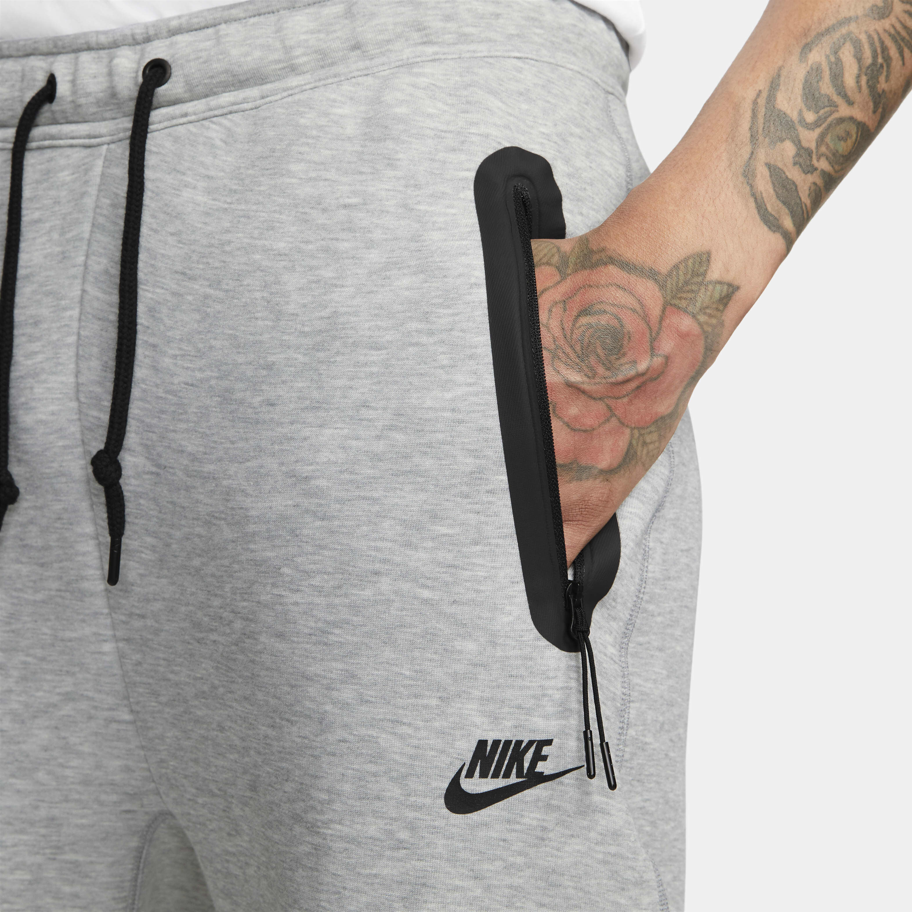 Nike open hem tracksuit bottoms online