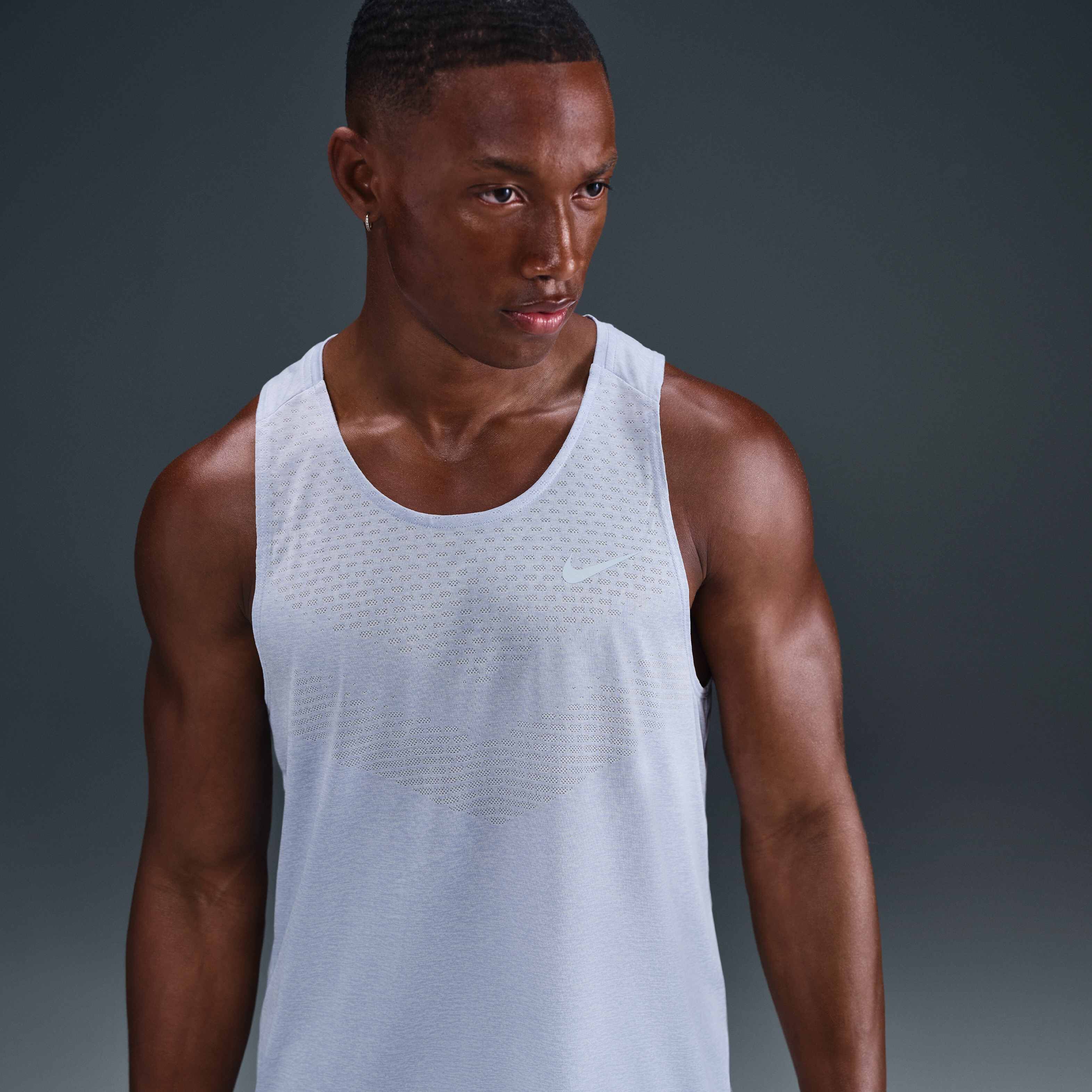 Buy Nike Stride Men's Dri-FIT ADV Running Tank Top - Ghost
