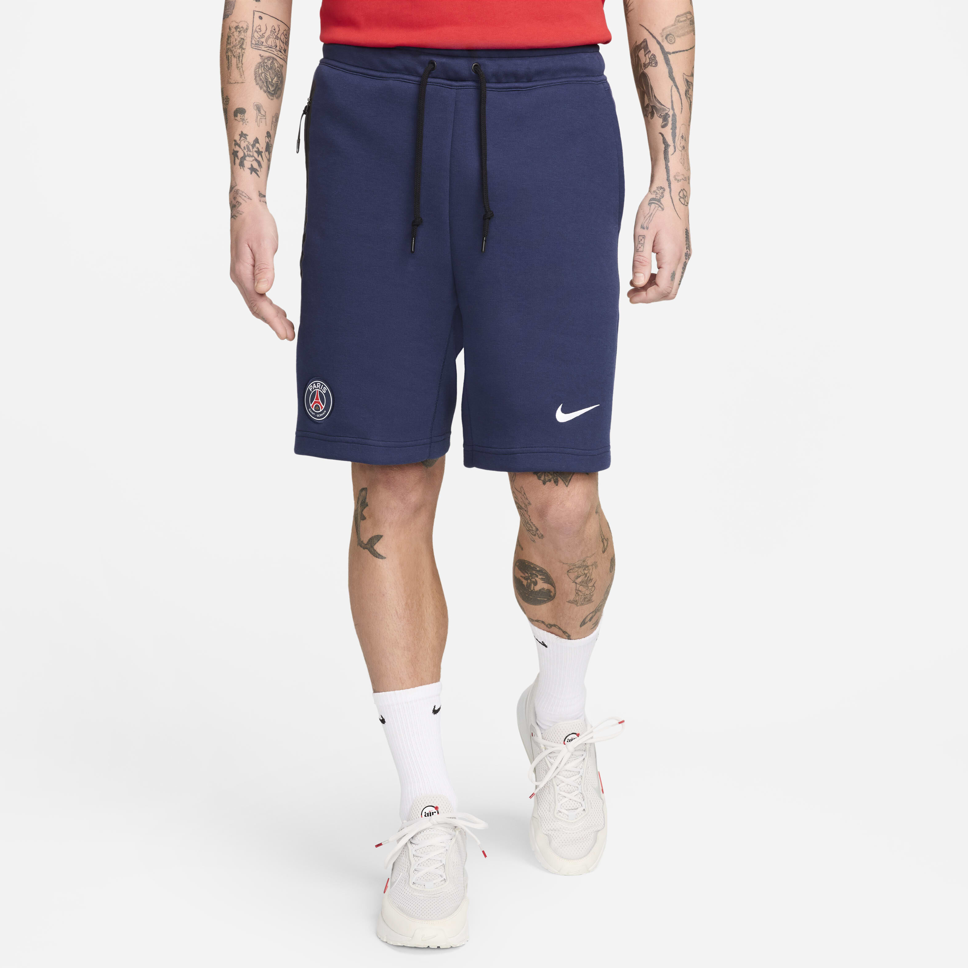 Buy Paris Saint Germain Tech Fleece Men s Nike Football Shorts Nike Qatar Official