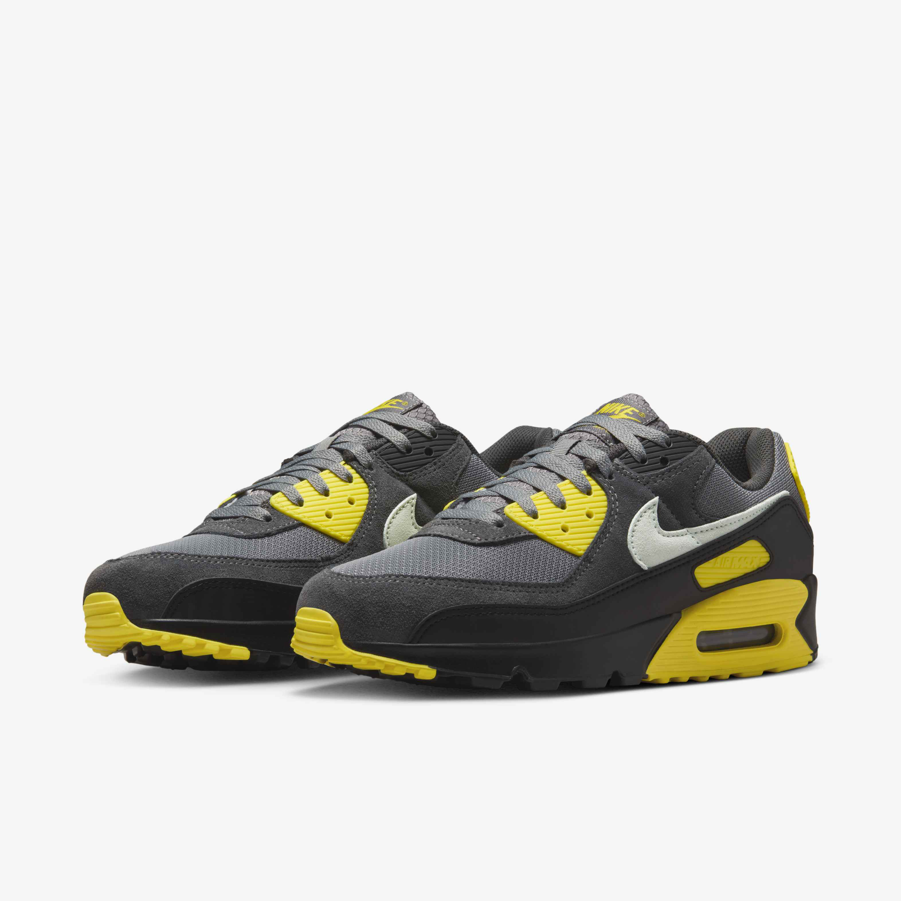 NIKE AIR MAX 90 グレー ブラック イエロー Buy Nike Air Max 90 Men's Shoes - Smoke Grey/Lightning/Anthracite