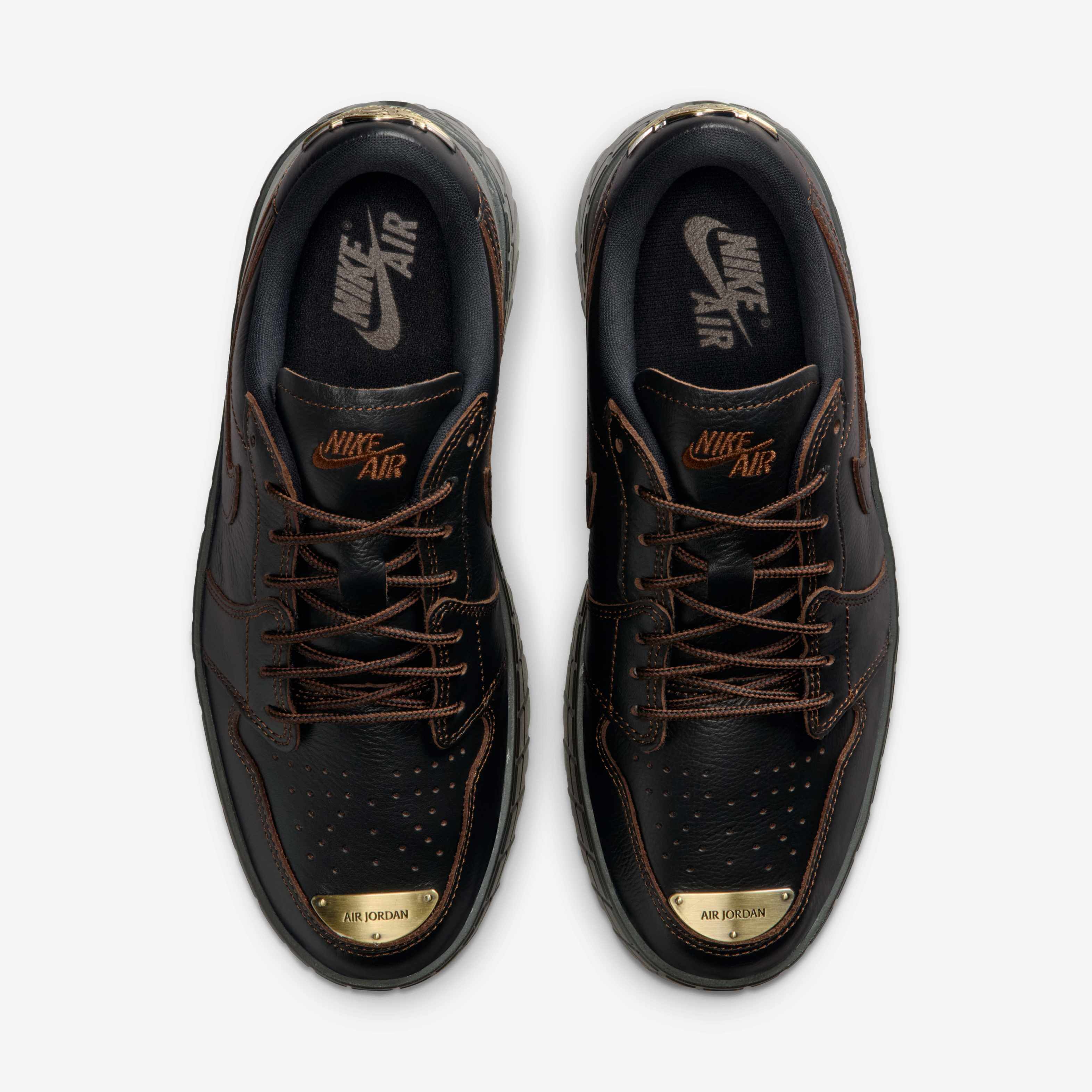 Buy Air Jordan 1 Brooklyn Low Women's Shoes - Black/Black/Cacao