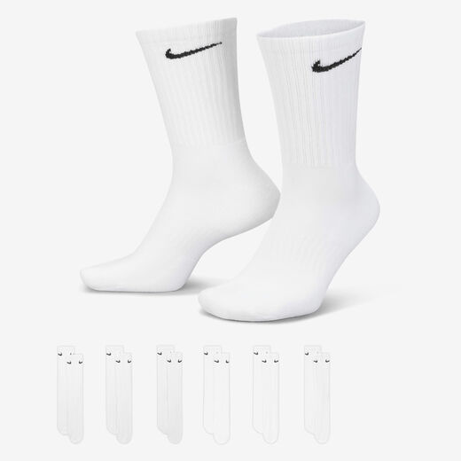 Socks-Nike, Nike Everyday Cushioned, Training Crew Socks (6 Pairs)
