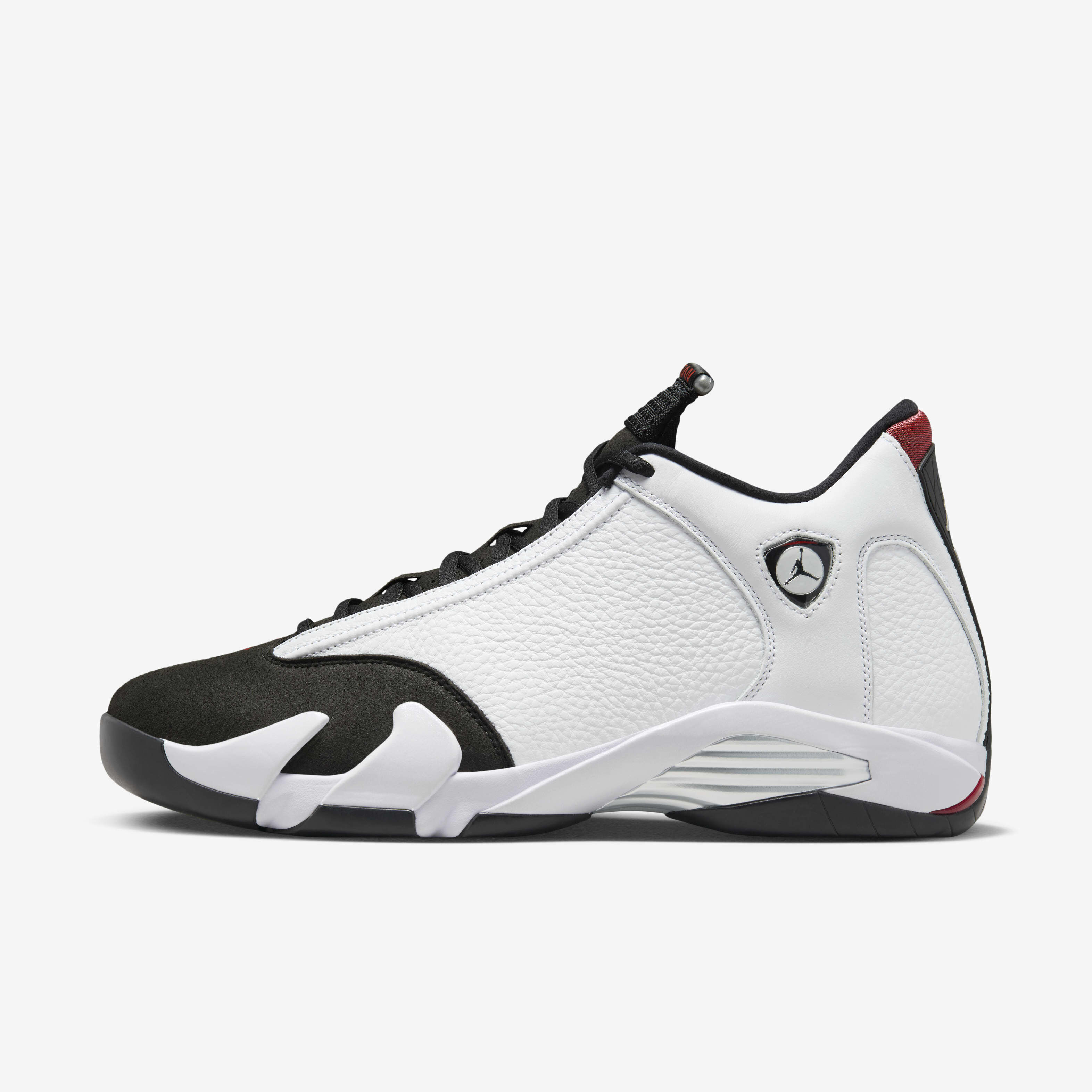 Buy Air Jordan 14 Retro 'Black Toe' Men's Shoes - White/Black/Metallic  Silver/Varsity Red | Nike Qatar Official