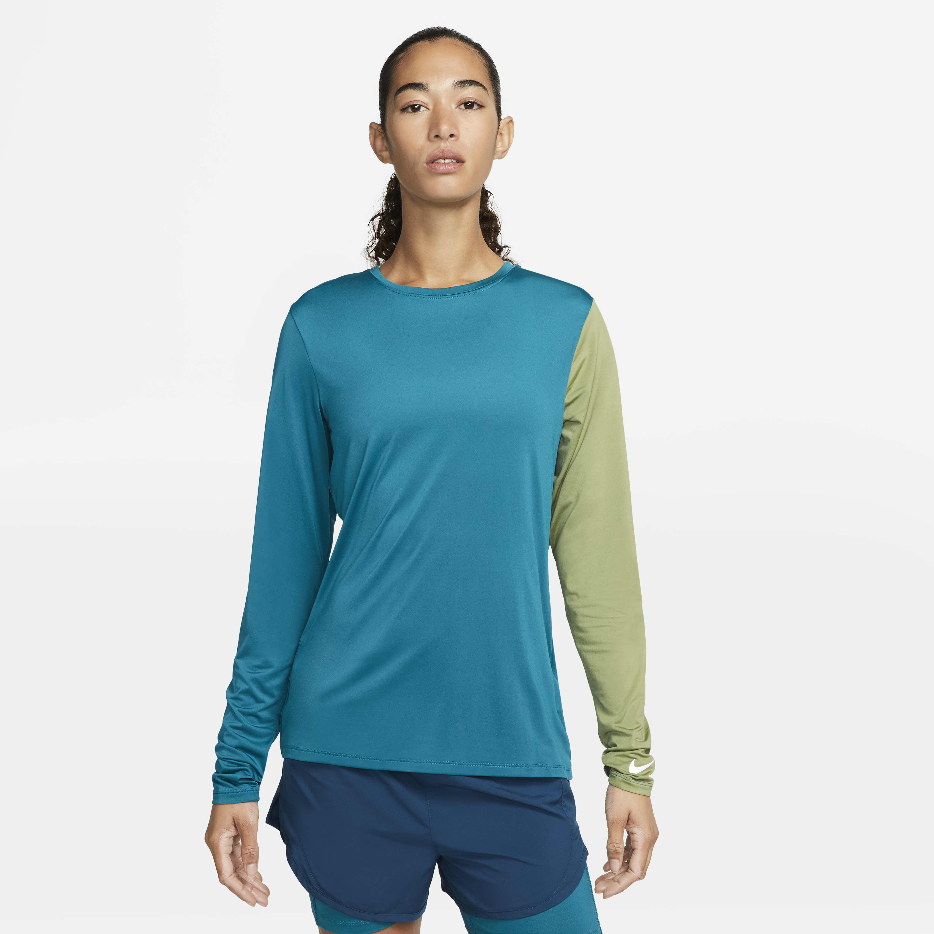 Buy Nike Dri-FIT Women's Long-Sleeve Seasonal Running Top Bright