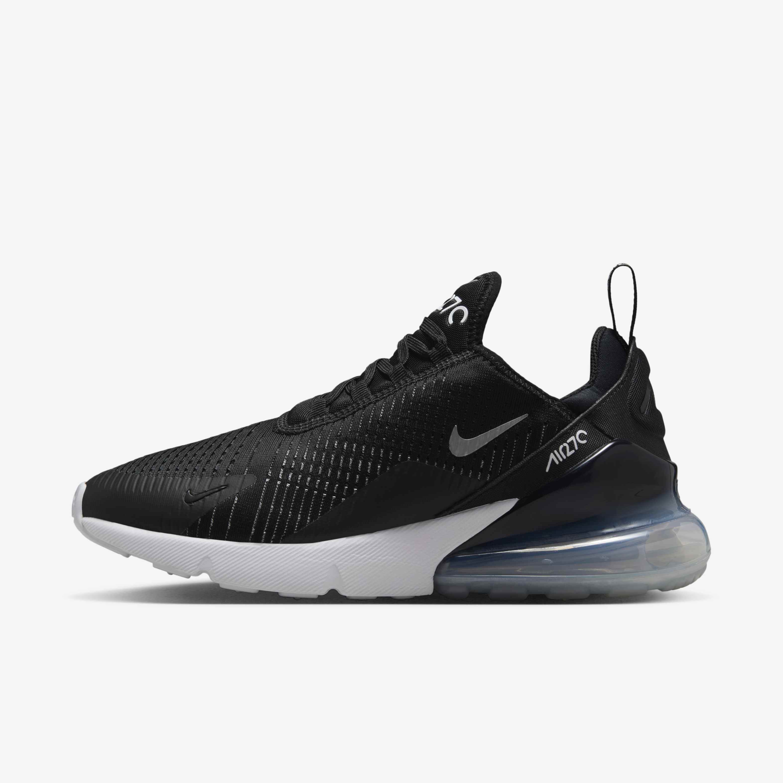 Buy Nike Air Max 270 Women's Shoes Black/White/Metallic Silver