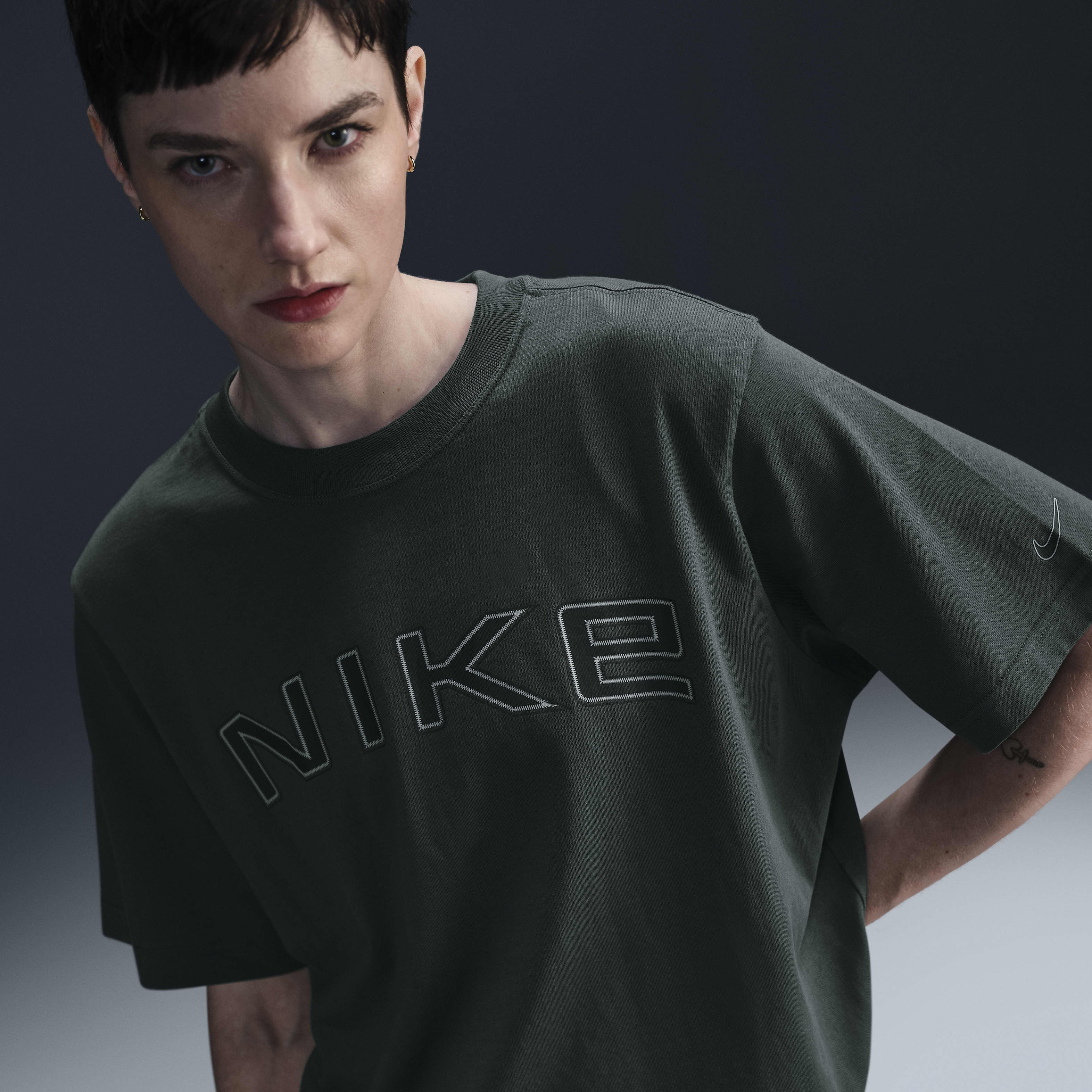 Buy Nike Sportswear Women s Loose Short Sleeve Graphic T Shirt Nike Qatar Official