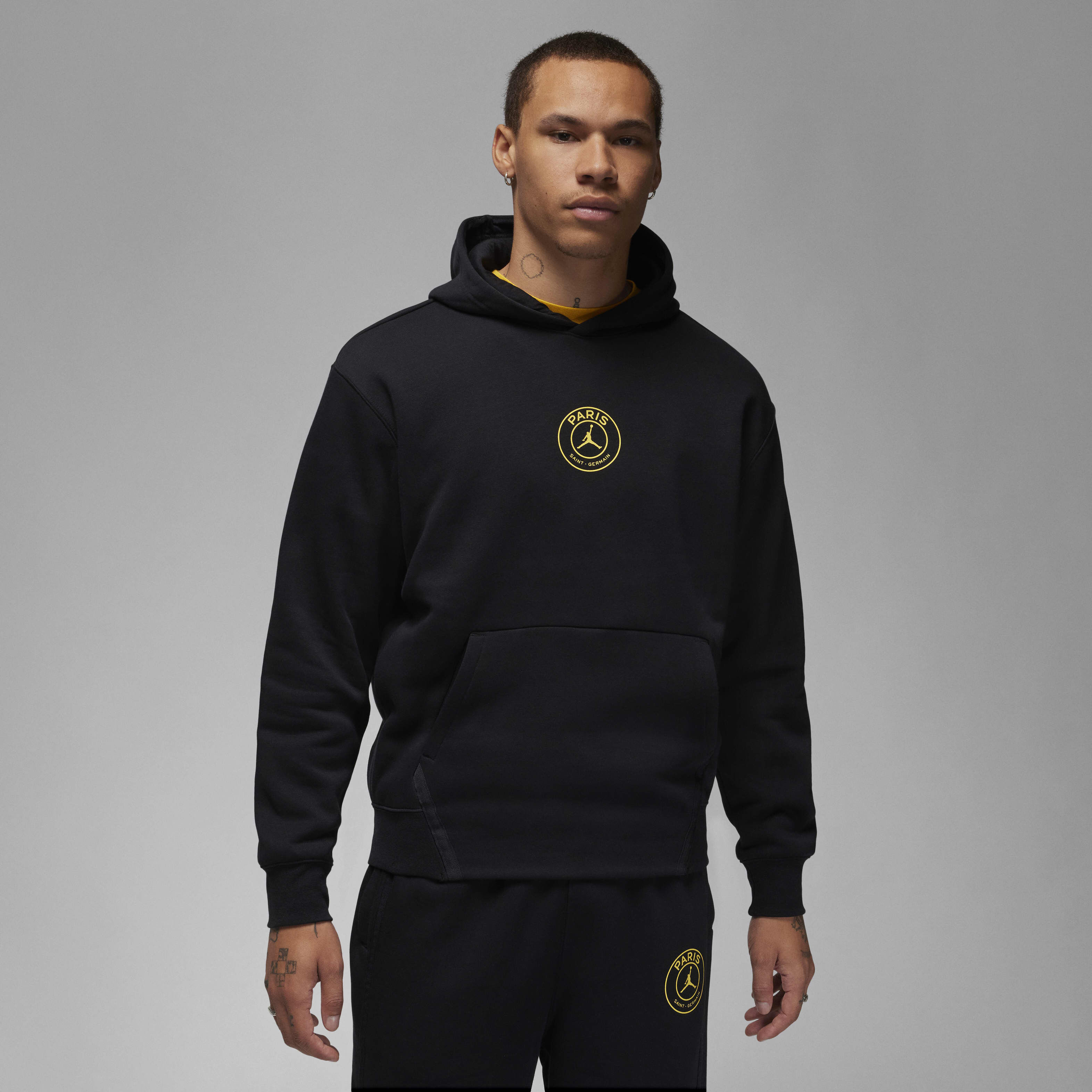 Buy Paris Saint Germain Men s Fleece Pullover Hoodie Nike Qatar Official