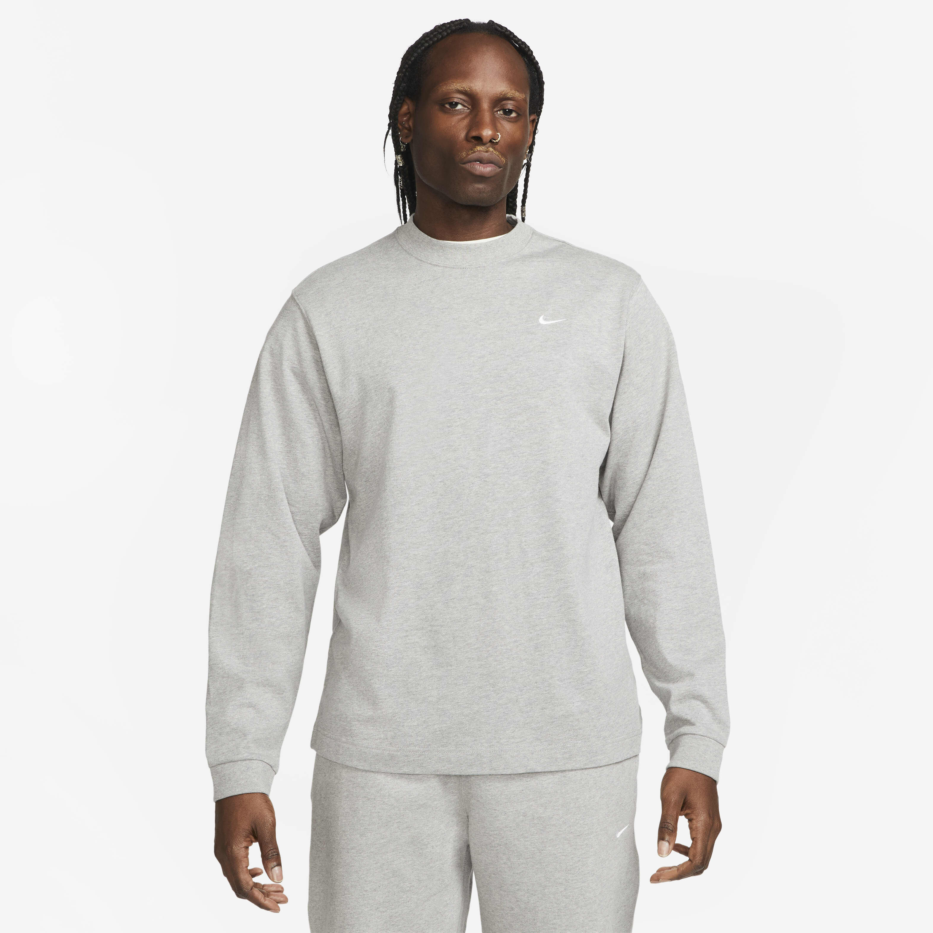 Buy Nike Solo Swoosh Men s Long Sleeve Top Nike Qatar Official