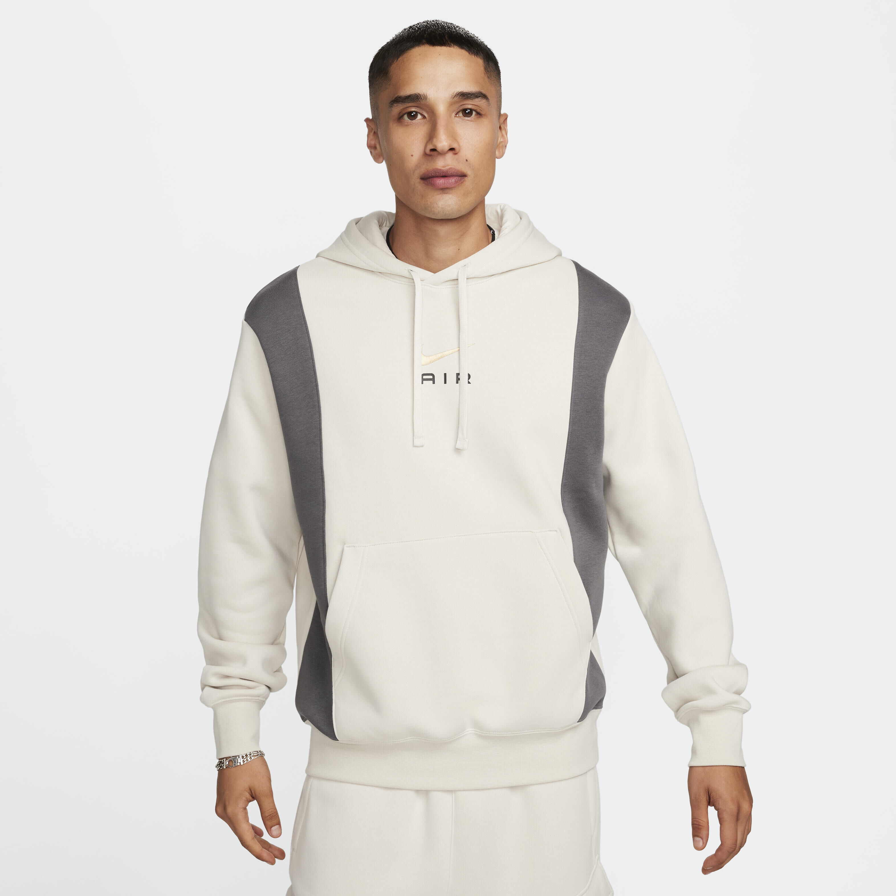 Men's fleece pullover hoodie nike air top