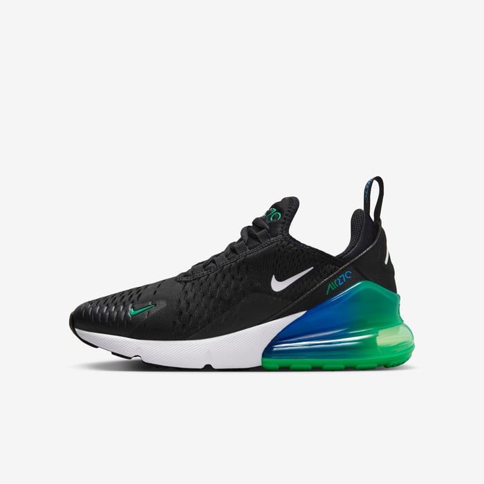 Buy Nike Air Max 270 Older Kids' Shoes Black/Malachite/Photo