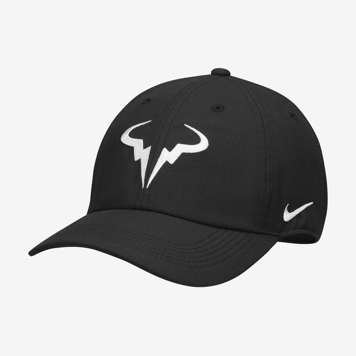Buy NikeCourt AeroBill Rafa Heritage86 Tennis Hat Black/White