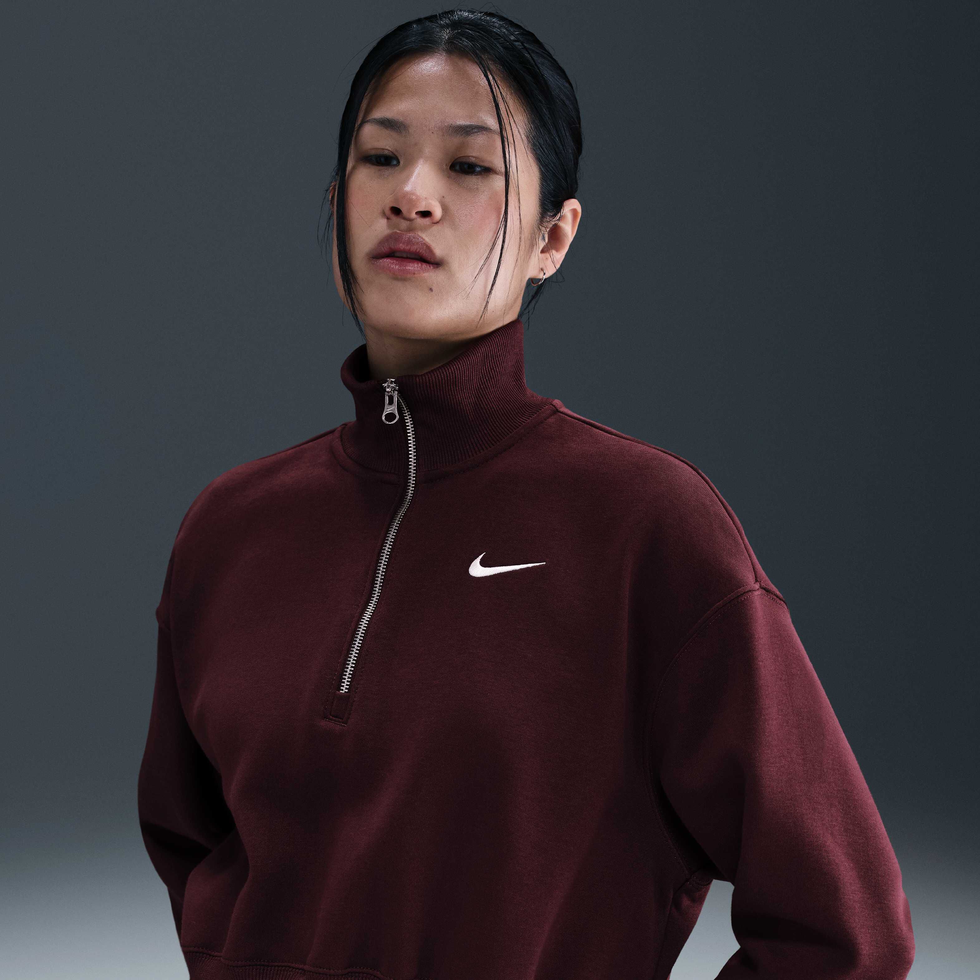 Buy Nike Sportswear Phoenix Fleece Women's 1/4-Zip Cropped