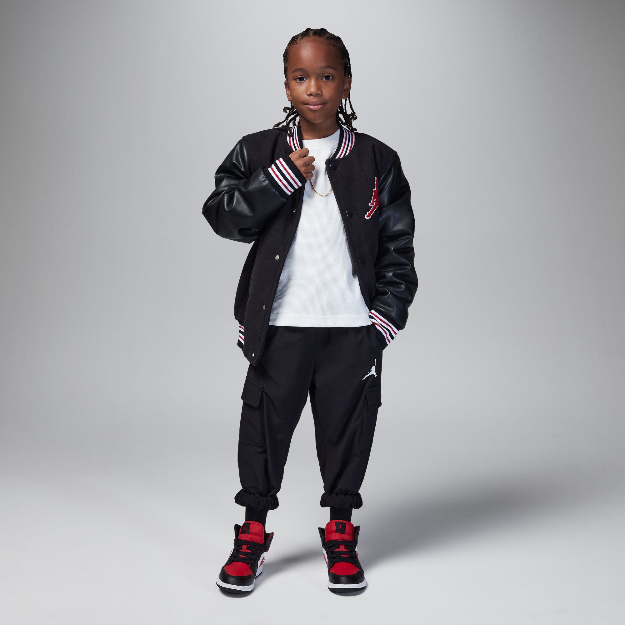 تيشيرت جوردن MJ ايسنشالز وافل نت بأكمام طويلة image number 2