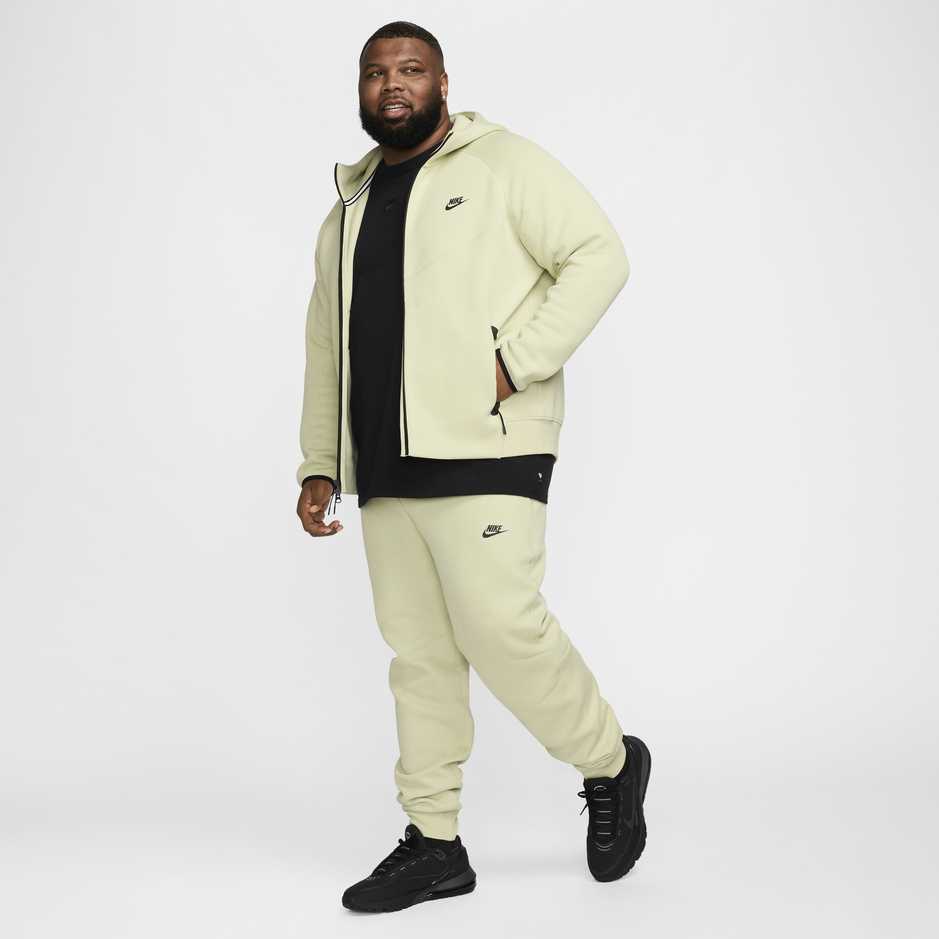 Men's sherpa hoodie nike sportswear windrunner tech fleece top