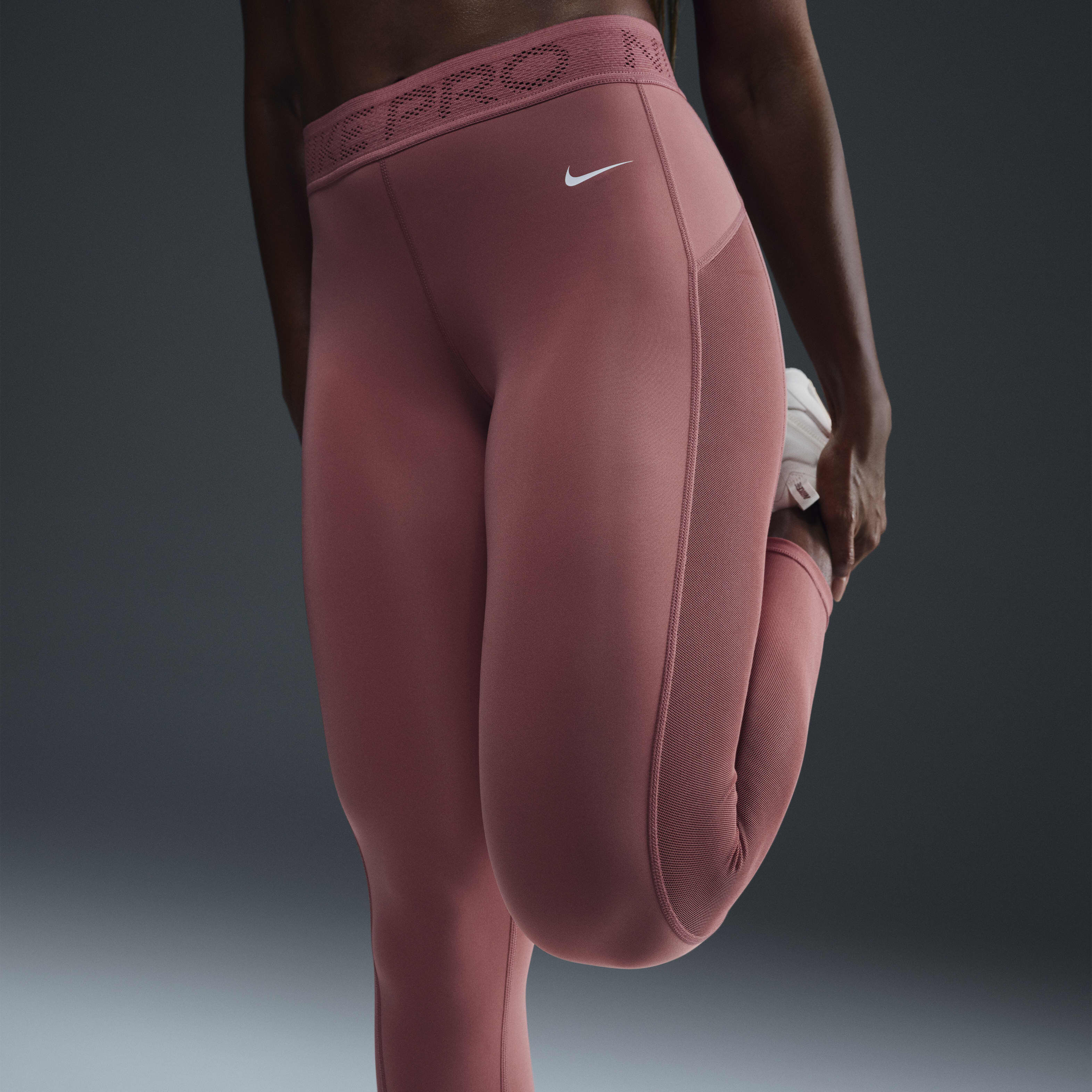 Maroon nike pro leggings shop
