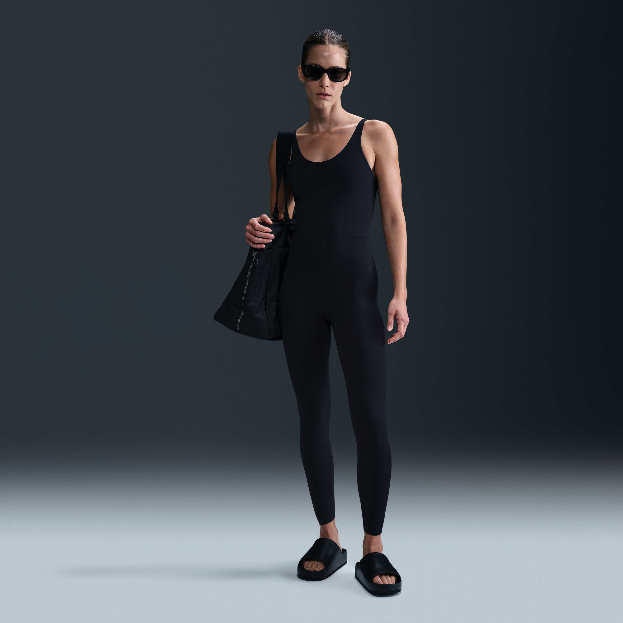 Buy Nike Zenvy Women's Dri-FIT 7/8 Bodysuit - Black | Nike