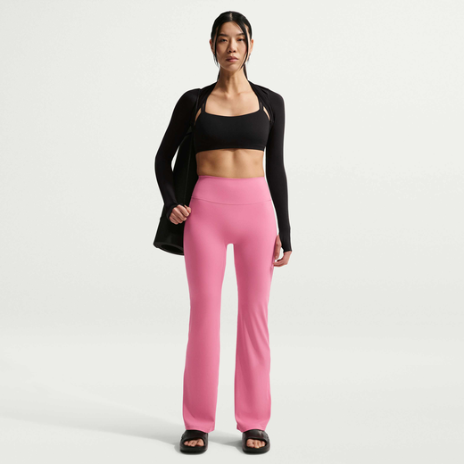 Women's Tights & Leggings-Nike, Nike Zenvy, Women's High-Waisted Flared Leggings with No Front Seam