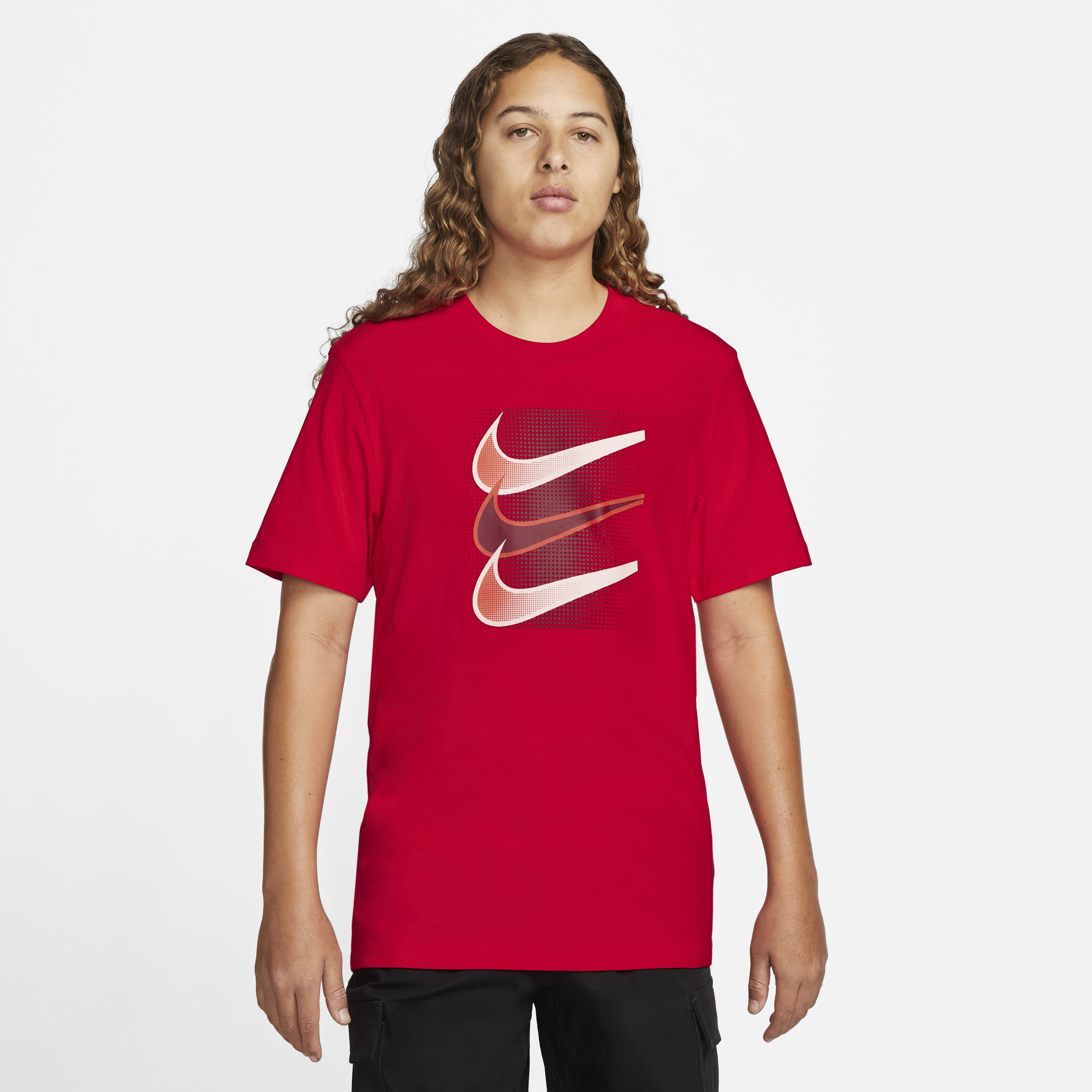university red nike shirt