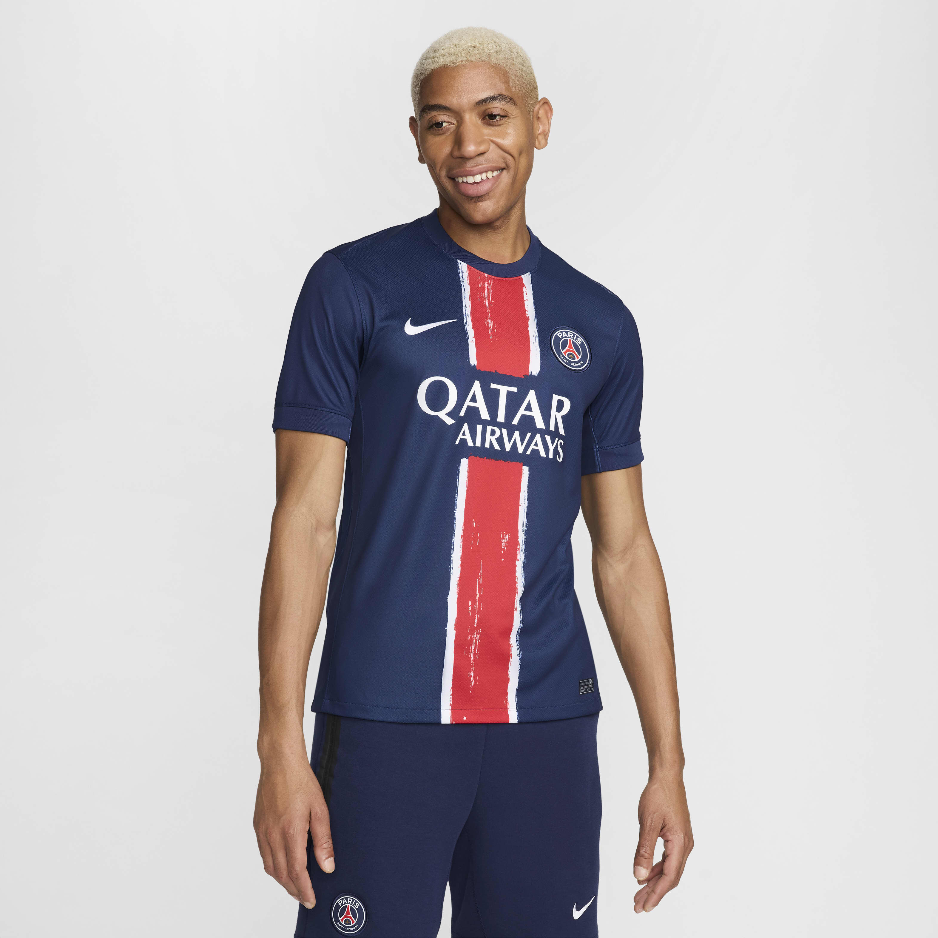 Buy Paris Saint Germain 2024 25 Stadium Home Men s Nike Dri FIT Football Replica Shirt Nike Qatar Official