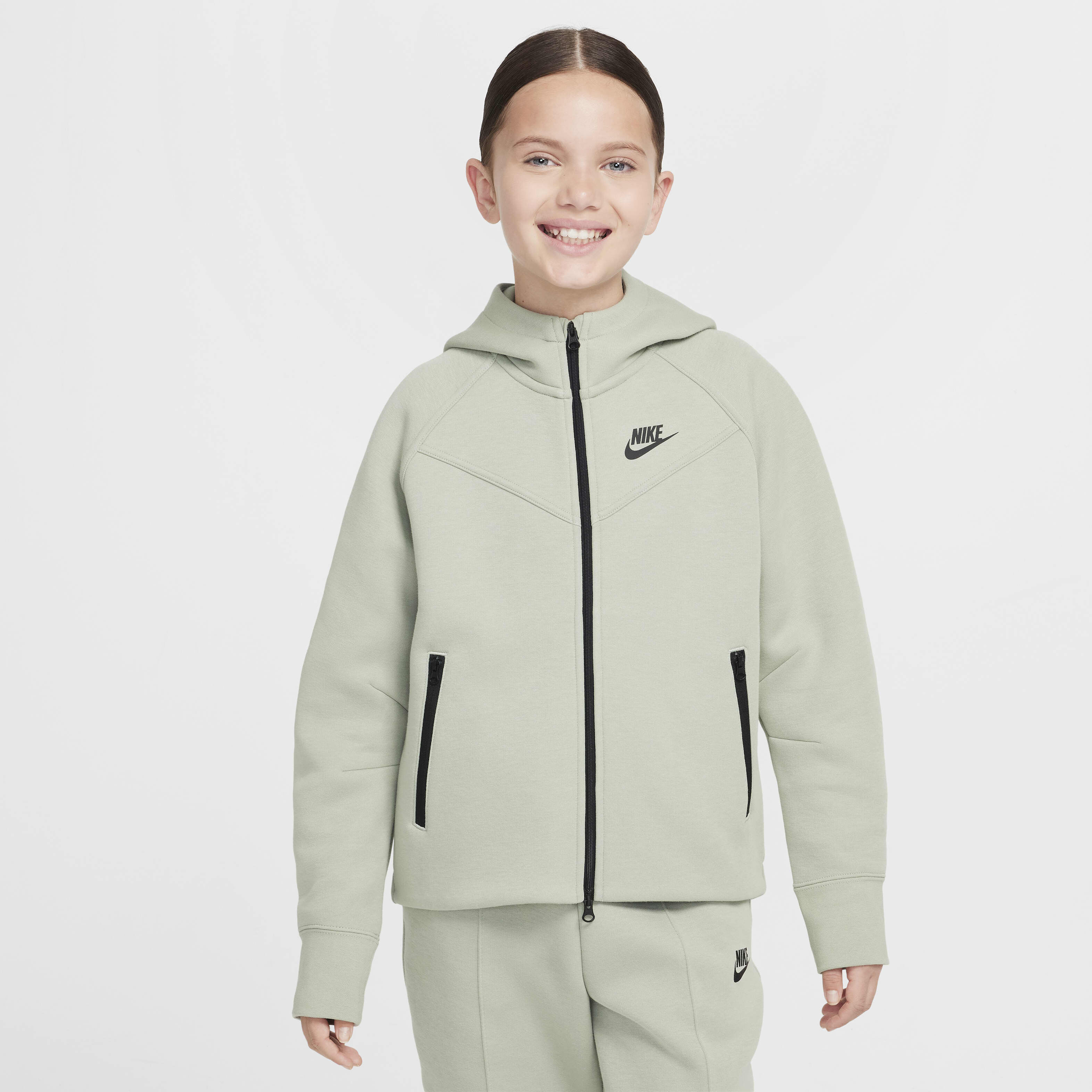 Buy Nike Sportswear Tech Fleece Older Kids Girls Full Zip Hoodie Nike Qatar Official