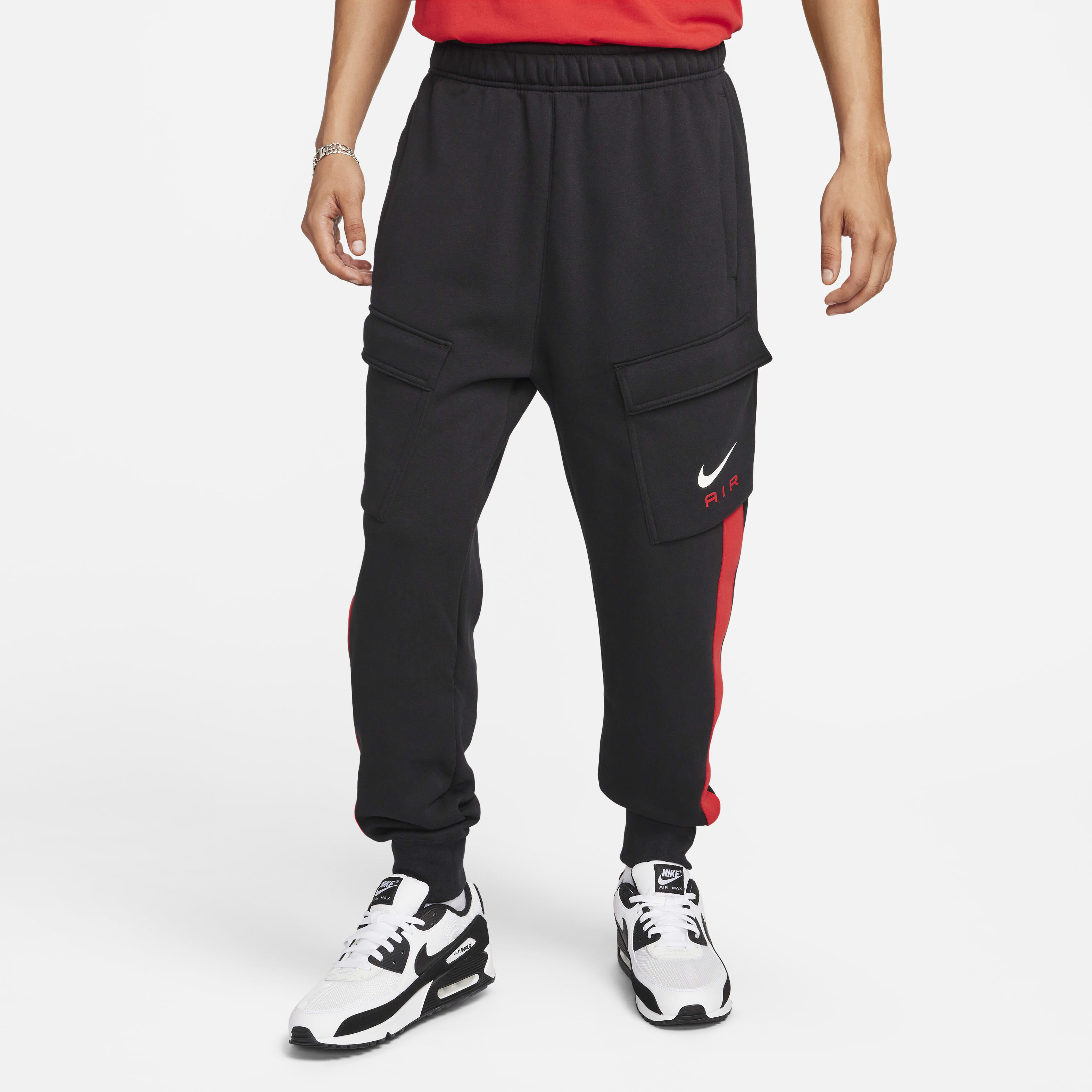 Buy Nike Air Men s Fleece Cargo Trousers Nike Qatar Official