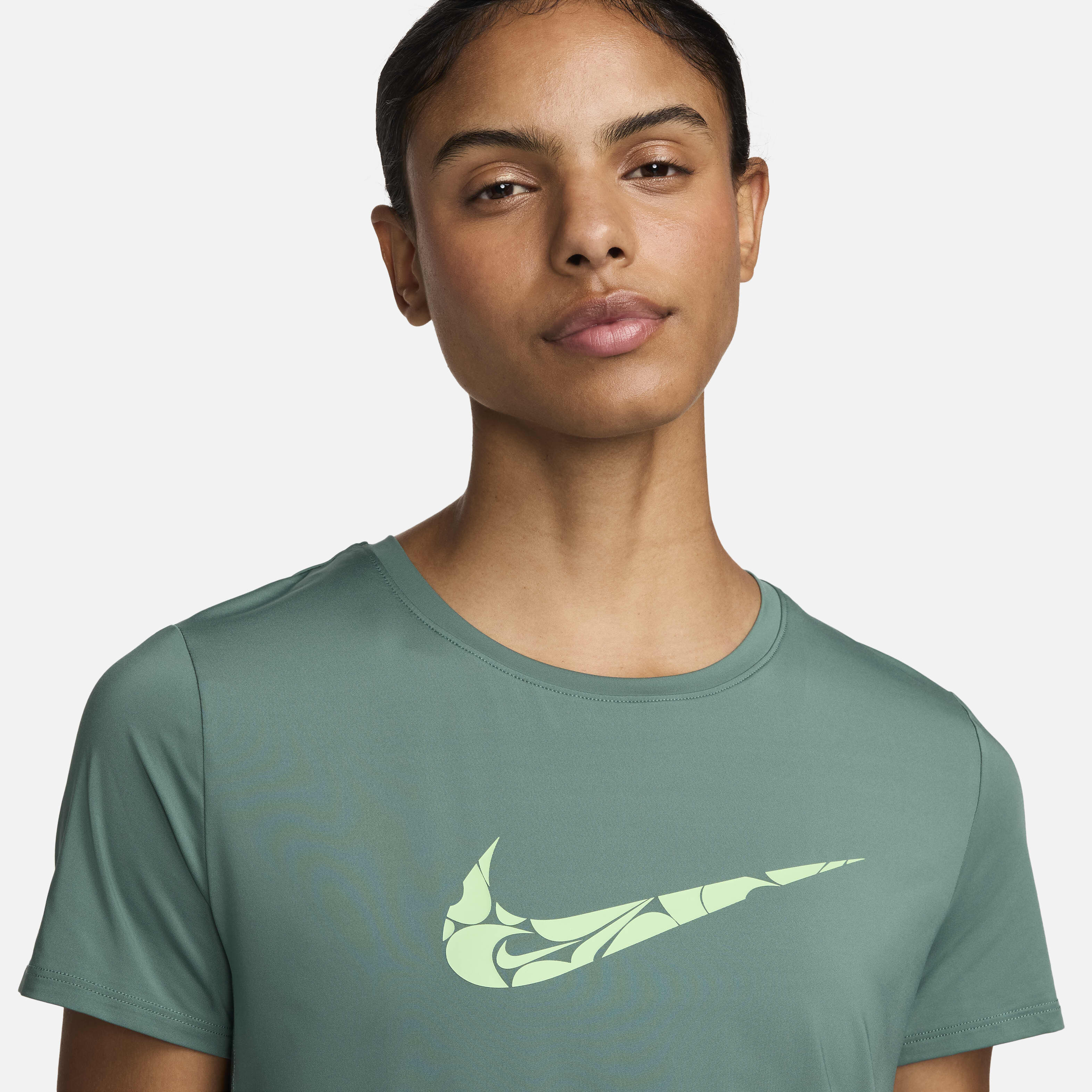 Buy Nike One Swoosh Women s Dri FIT Short Sleeve Running Top Nike Qatar Official