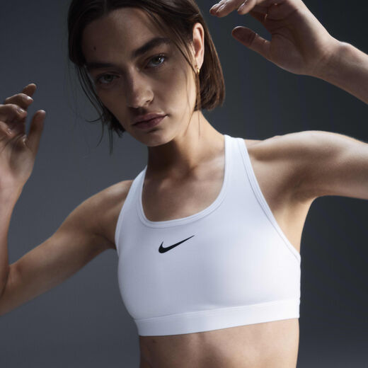 Running Always On-Nike, Nike Swoosh Medium Support, Women's Padded Sports Bra