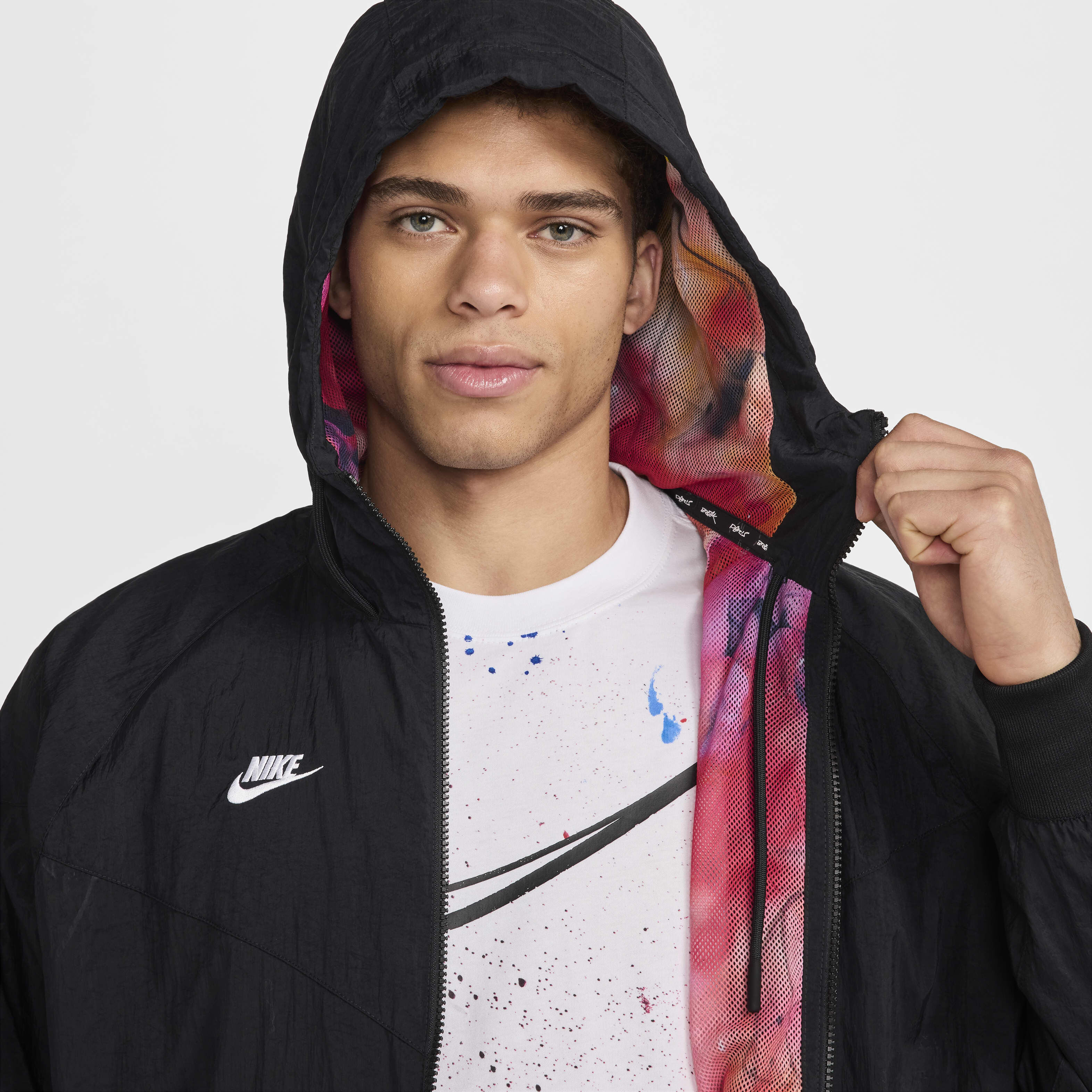 NIKE WINDRUNNER PRINTED HOODIE ランニングウェア Nike Windrunner Printed Hoodie Jacket | Runnerinn