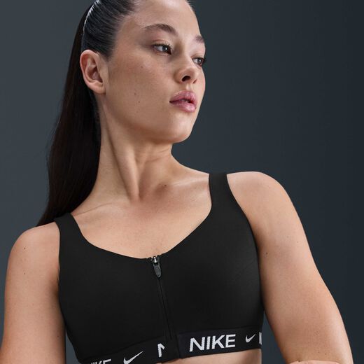 Women's Sports Bras-Nike, Nike Indy High Support, Women's Padded Front-Zip Sports Bra