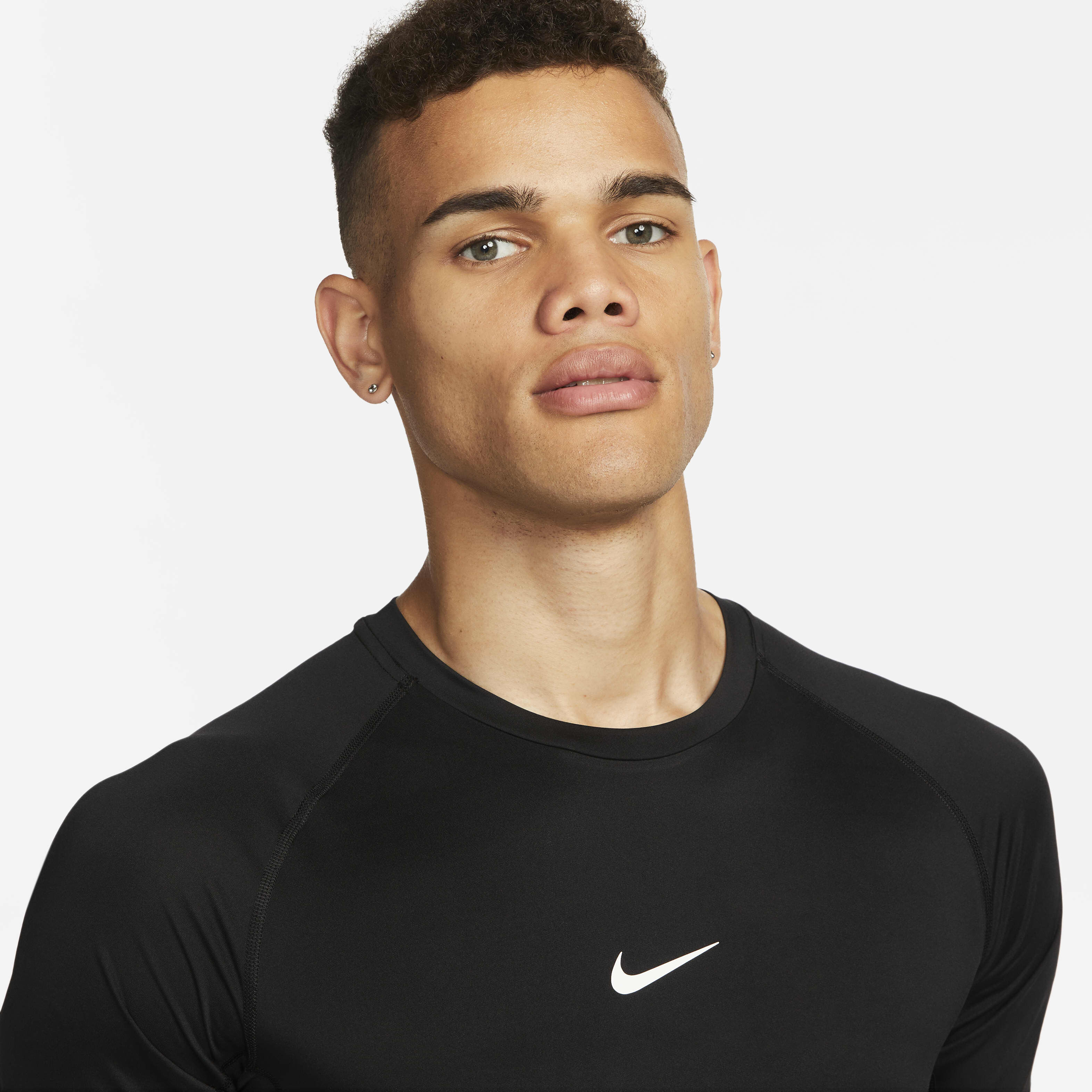 Buy Nike Pro Men s Dri FIT Tight Short Sleeve Fitness Top Nike Qatar Official