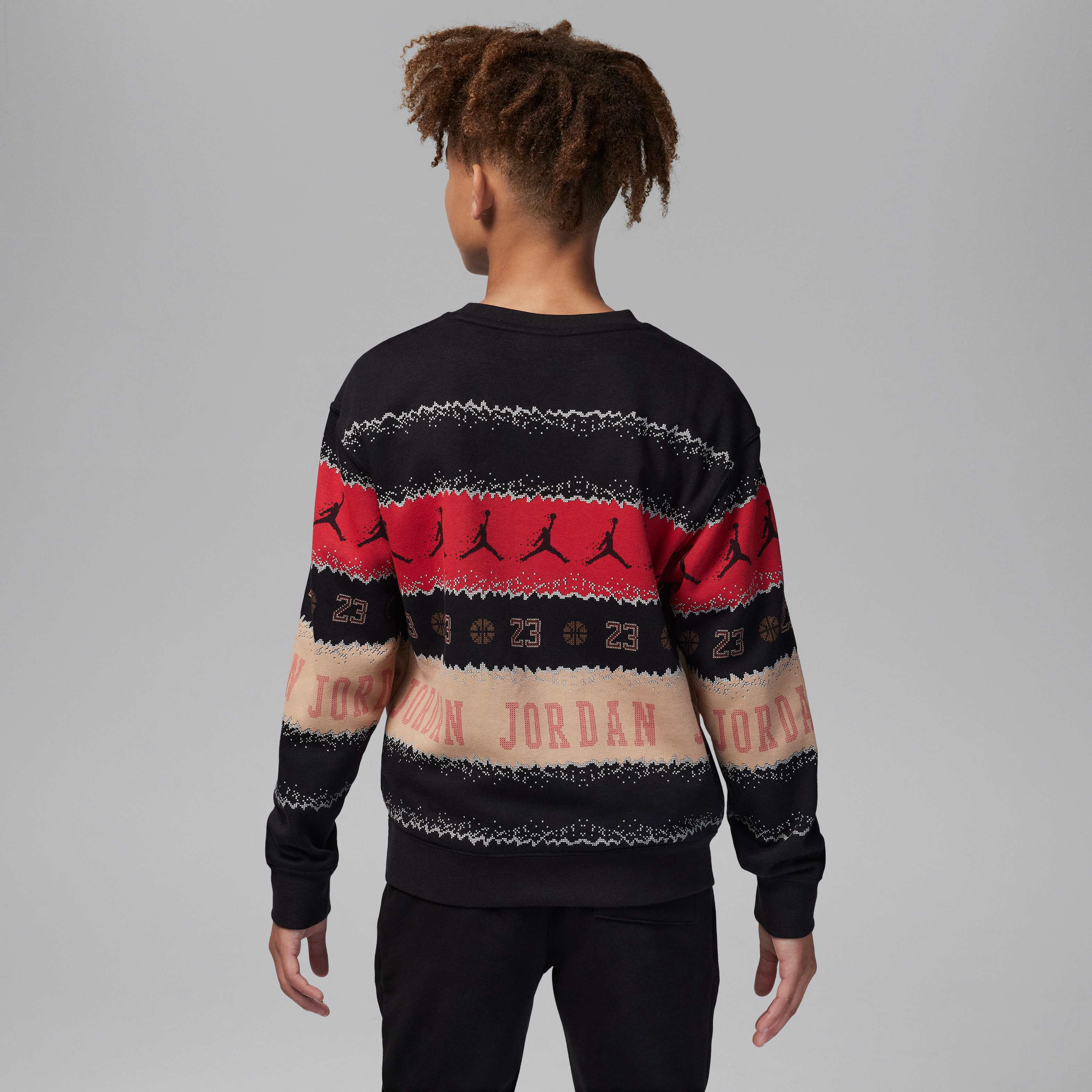 Jordan MJ Holiday Fleece Crew image number 1