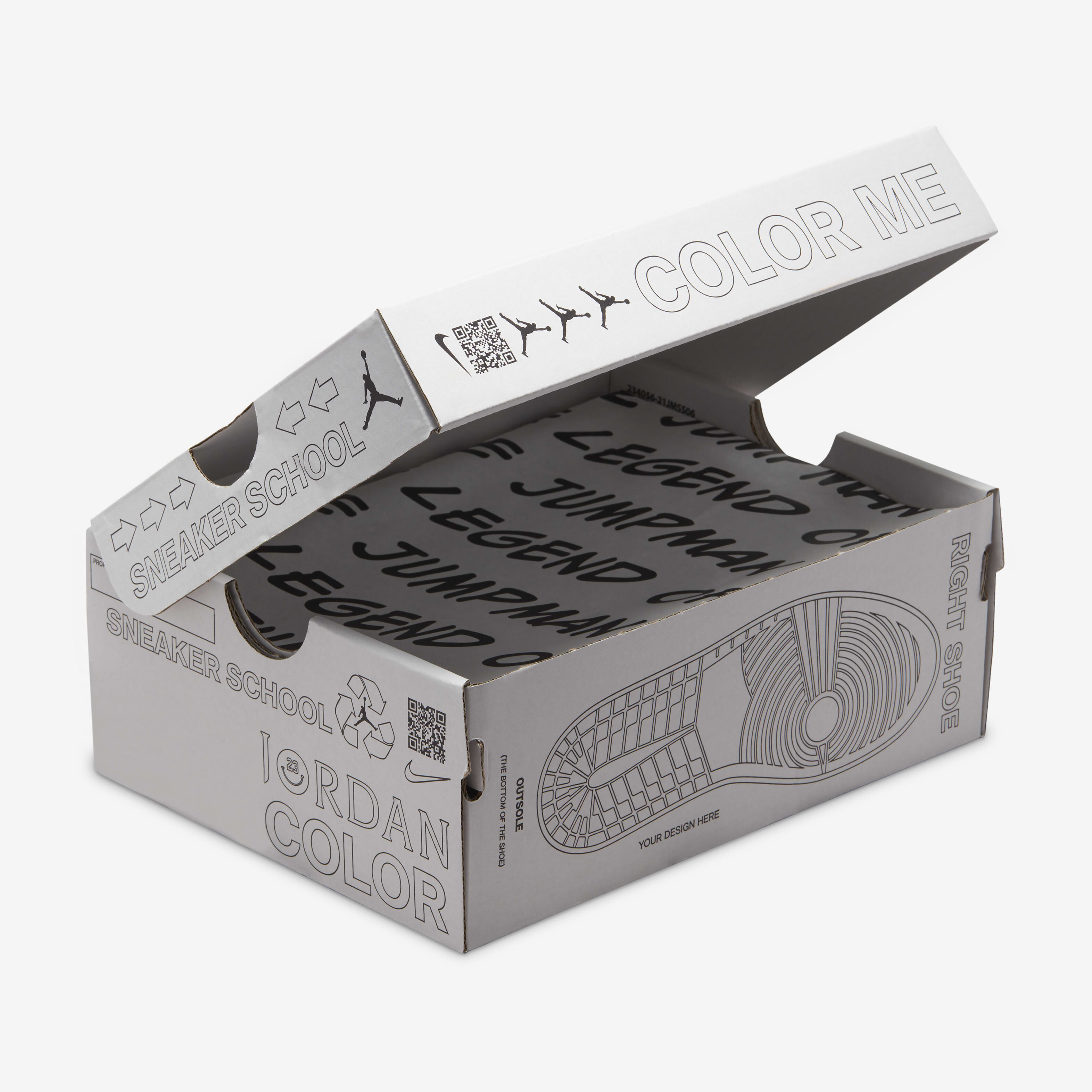 اير جوردن 1 ميد SS image number 8